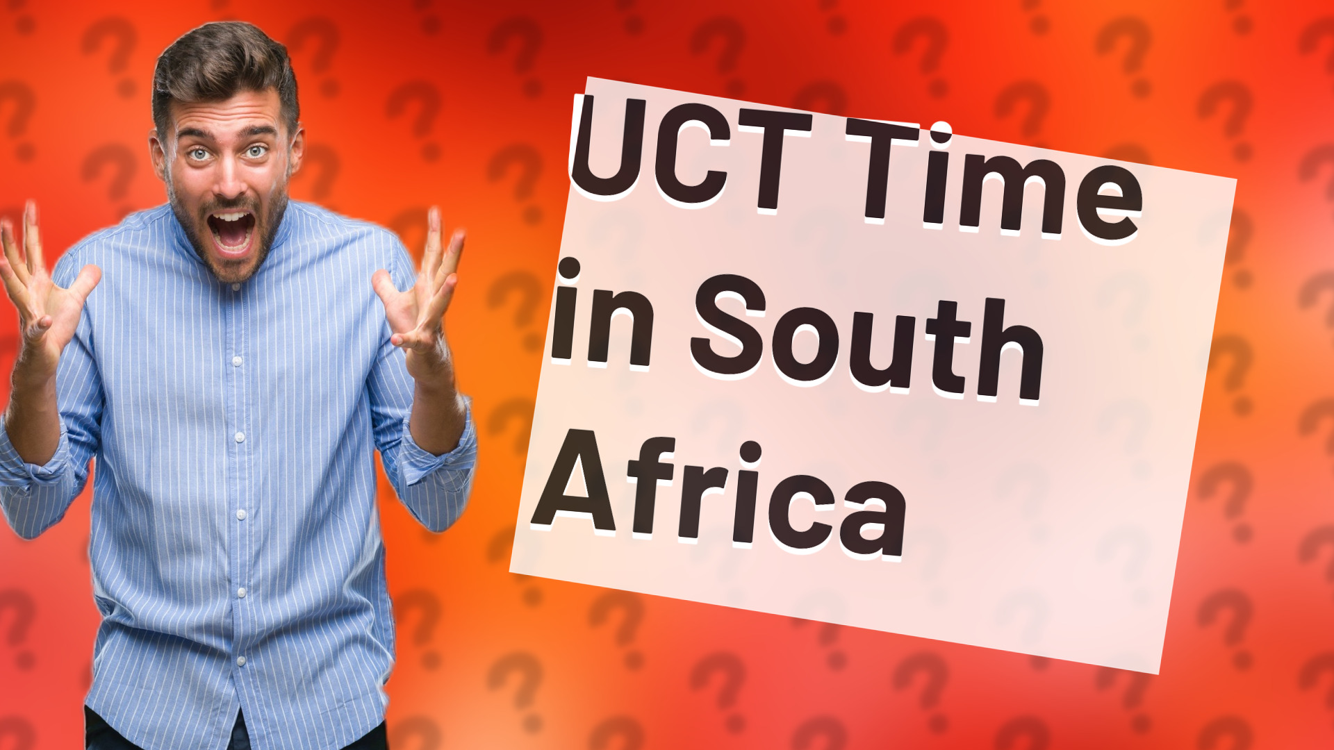 UCT Time in South Africa