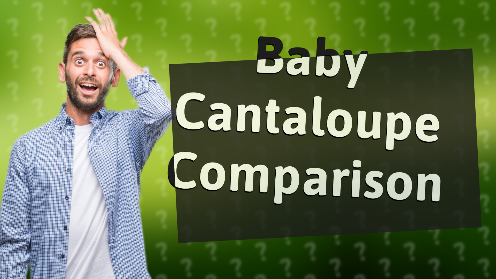 Baby Cantaloupe Comparison