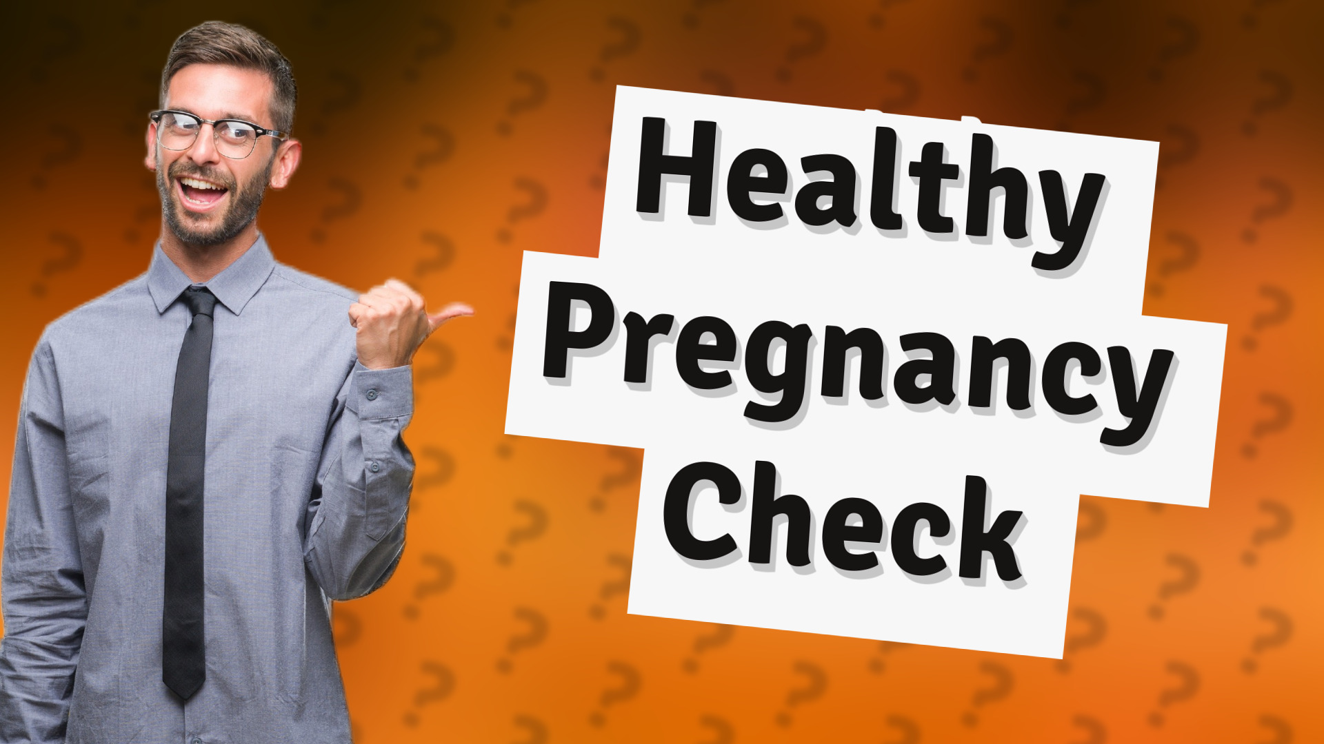 Healthy Pregnancy Check