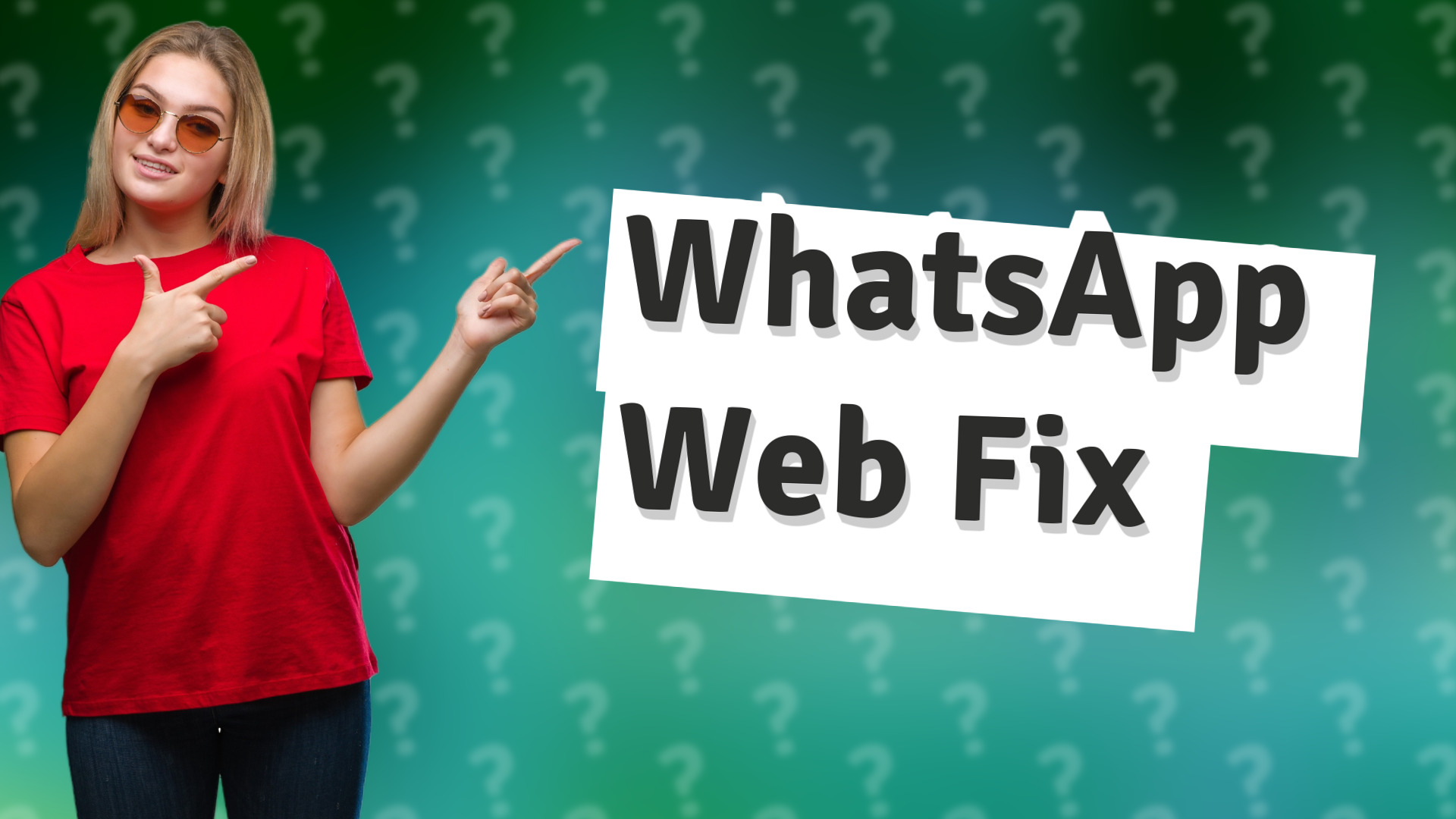 WhatsApp Web Fix