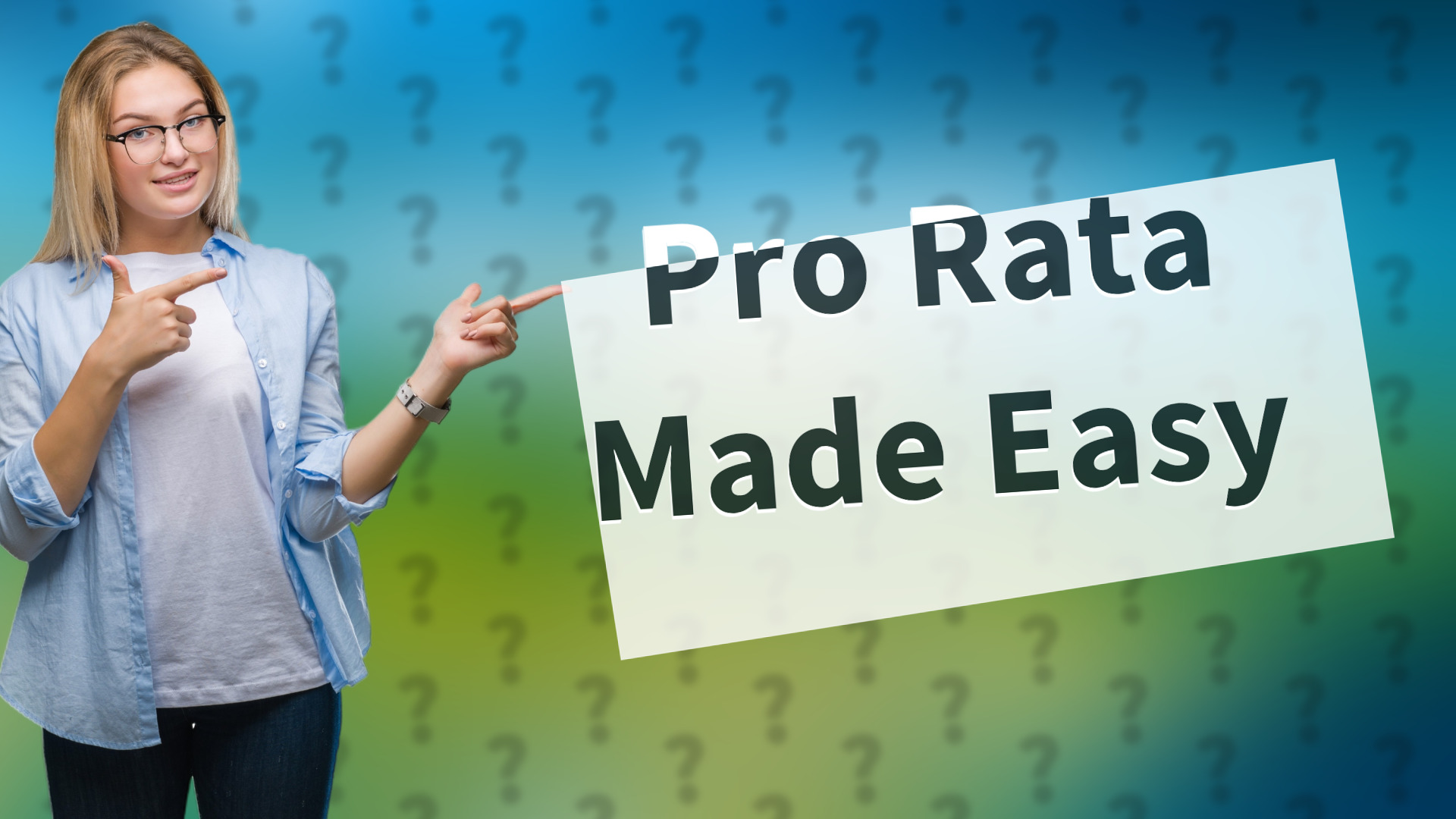 Pro Rata Made Easy