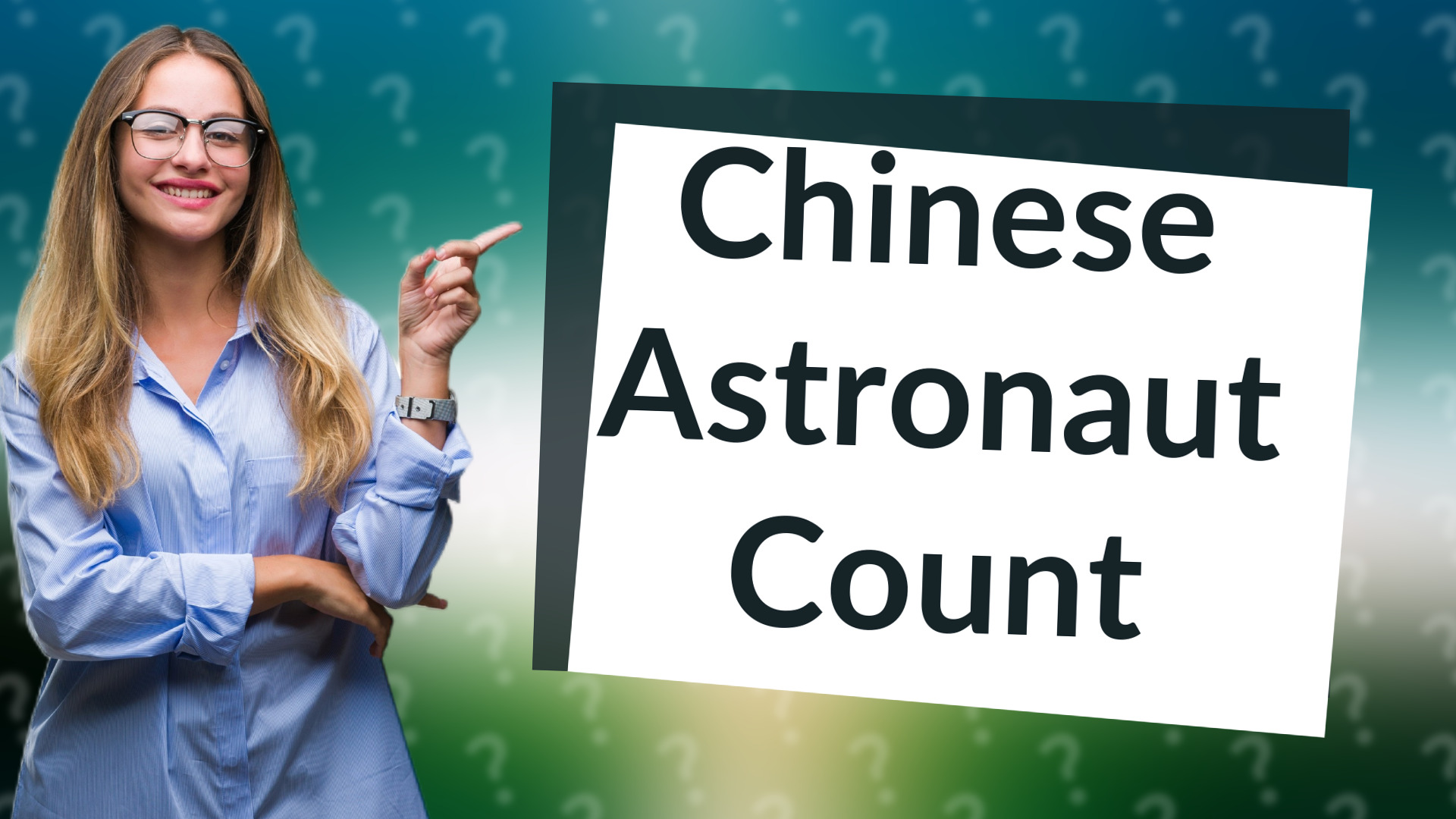 Chinese Astronaut Count