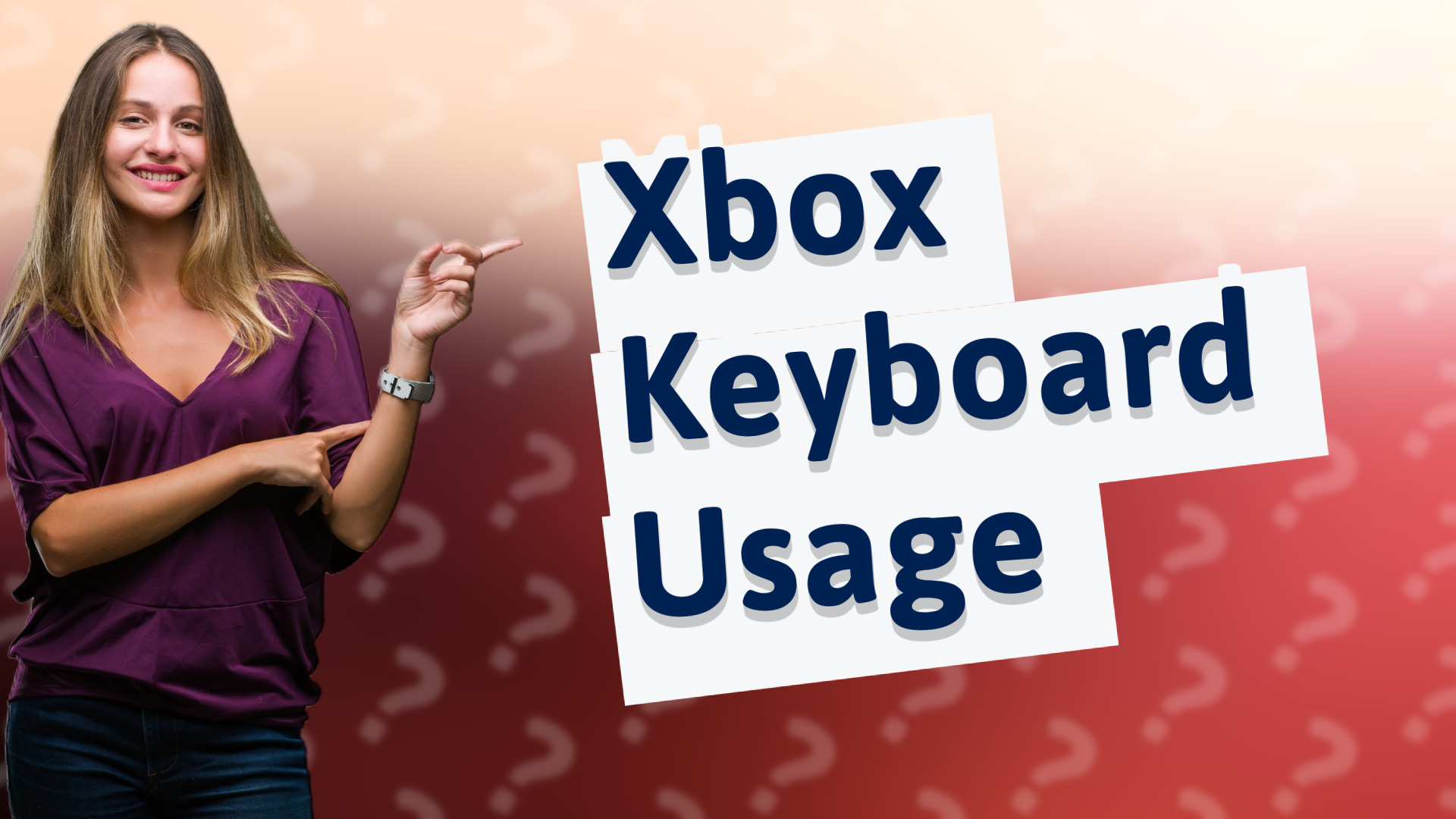 Xbox Keyboard Usage