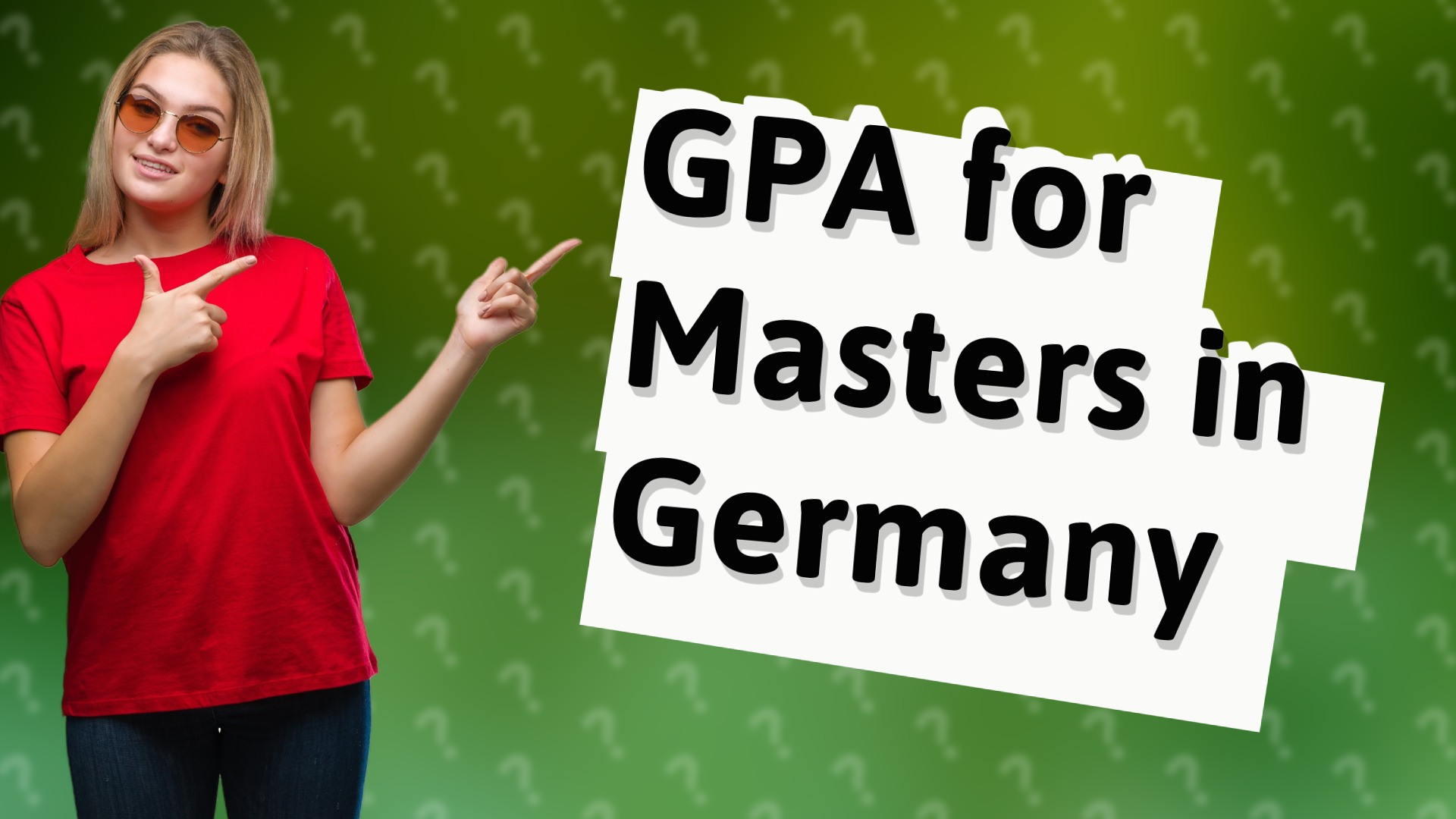 GPA for Masters in Germany