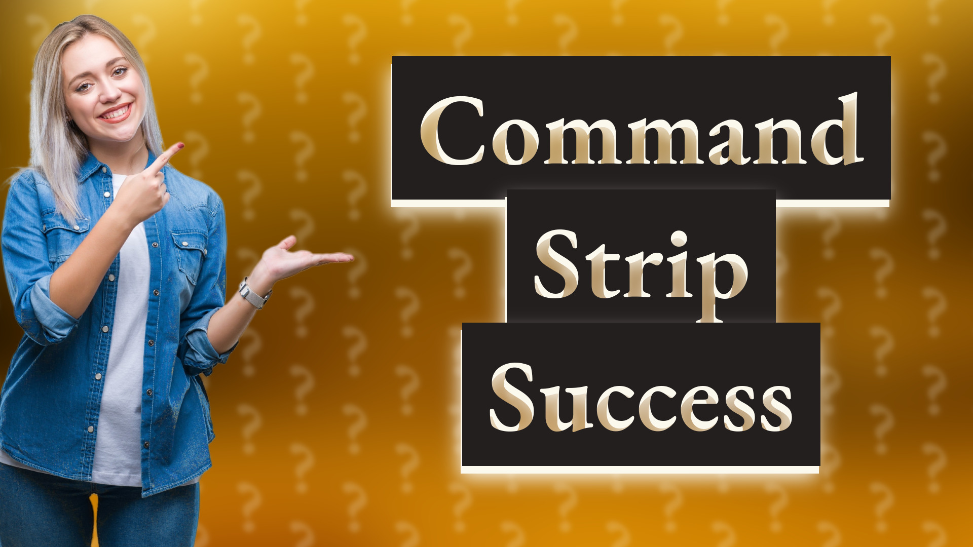Command Strip Success