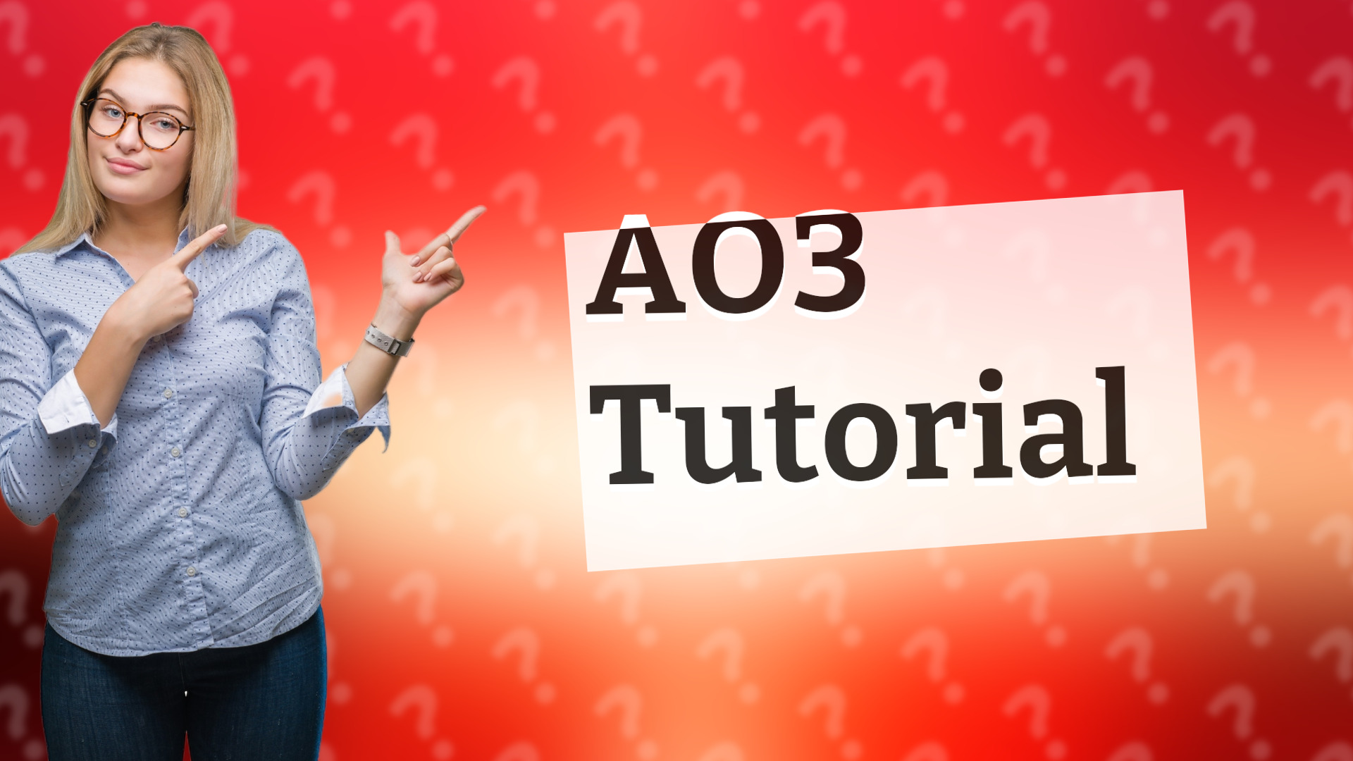 AO3 Tutorial