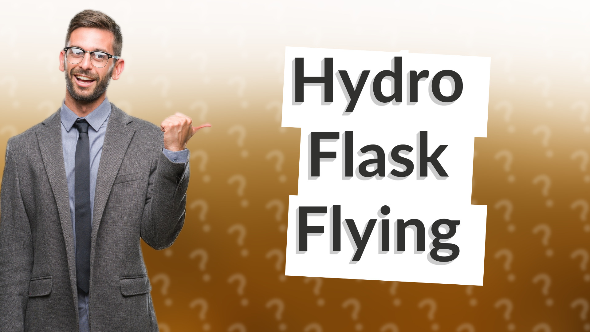 Hydro Flask Flying