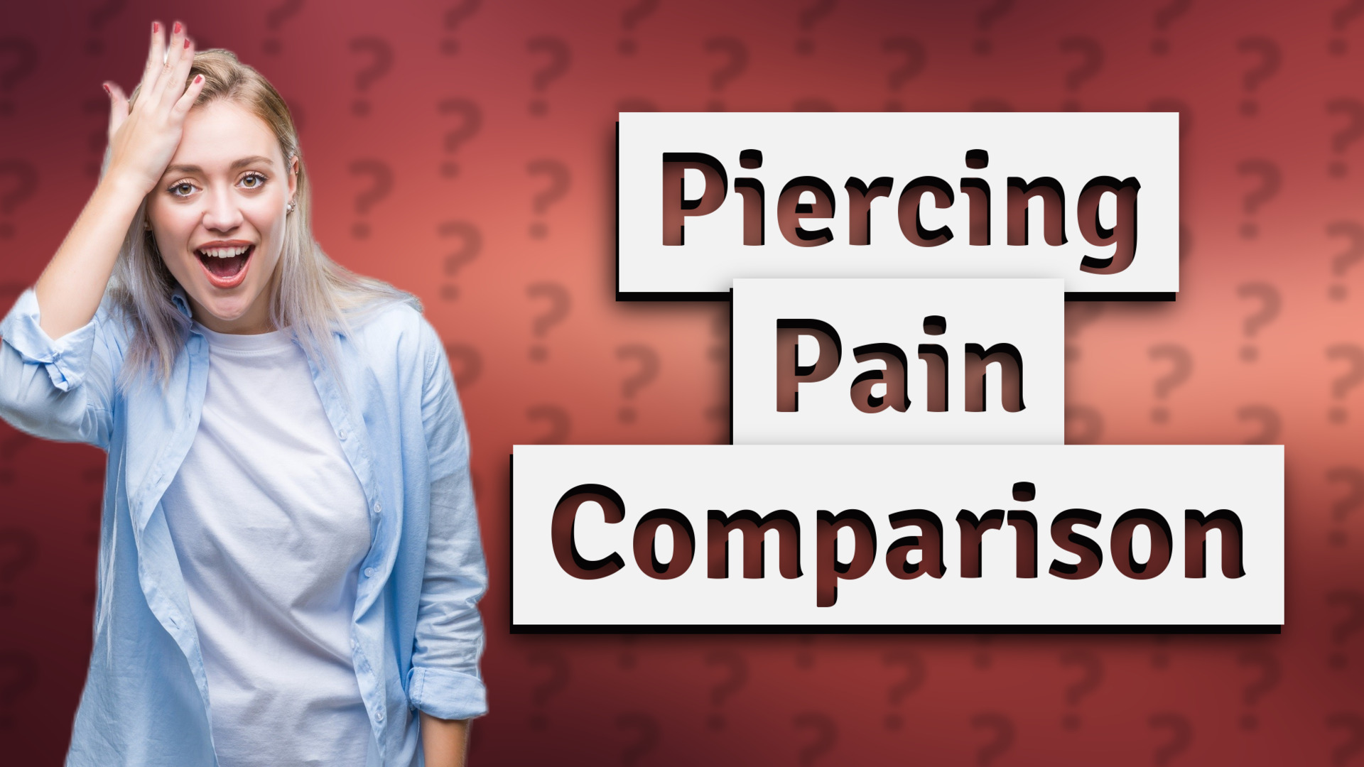 Piercing Pain Comparison