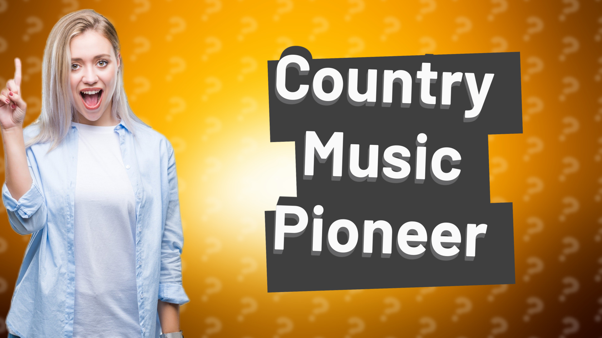 Country Music Pioneer
