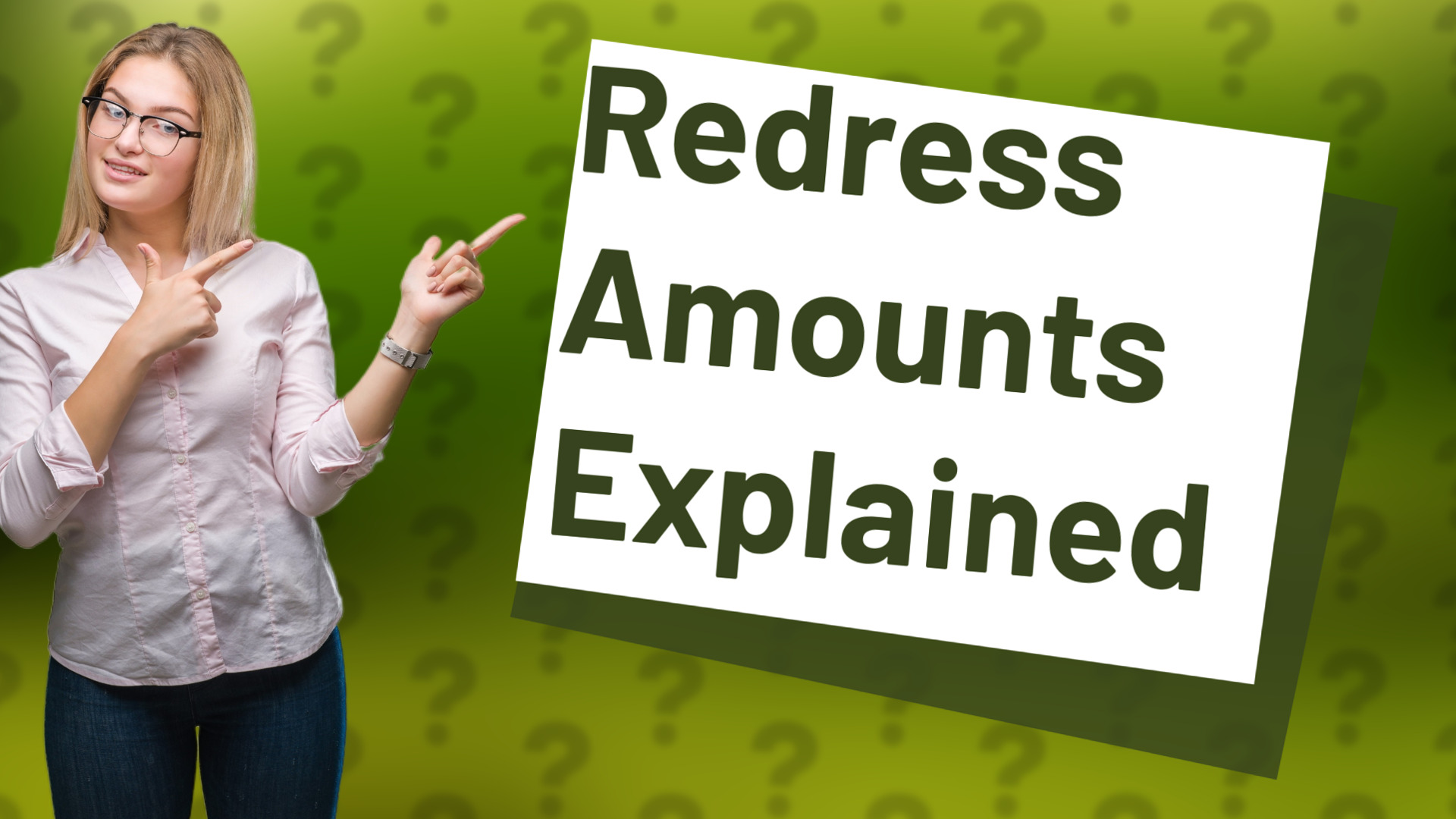 Redress Amounts Explained