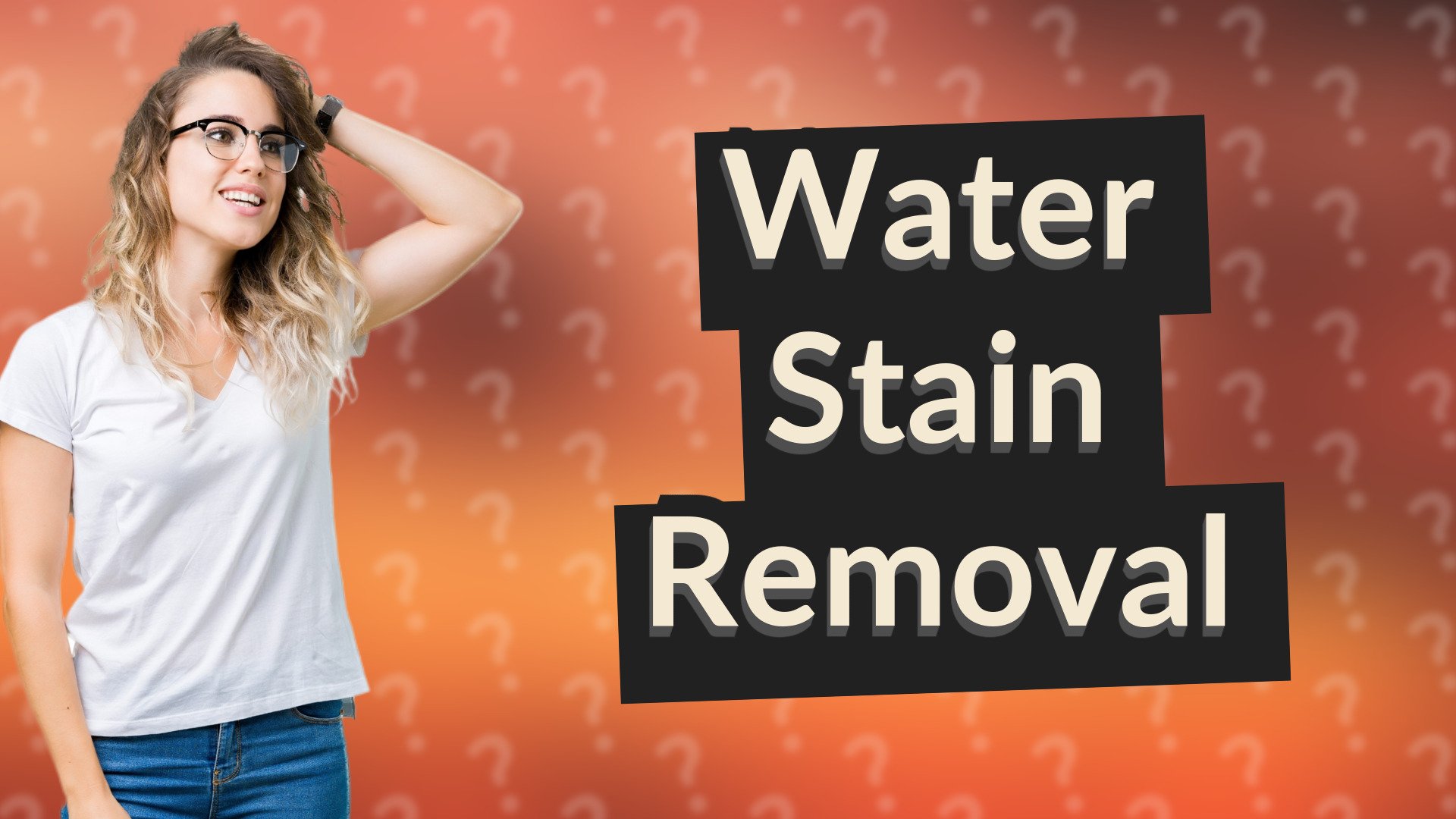 Water Stain Removal
