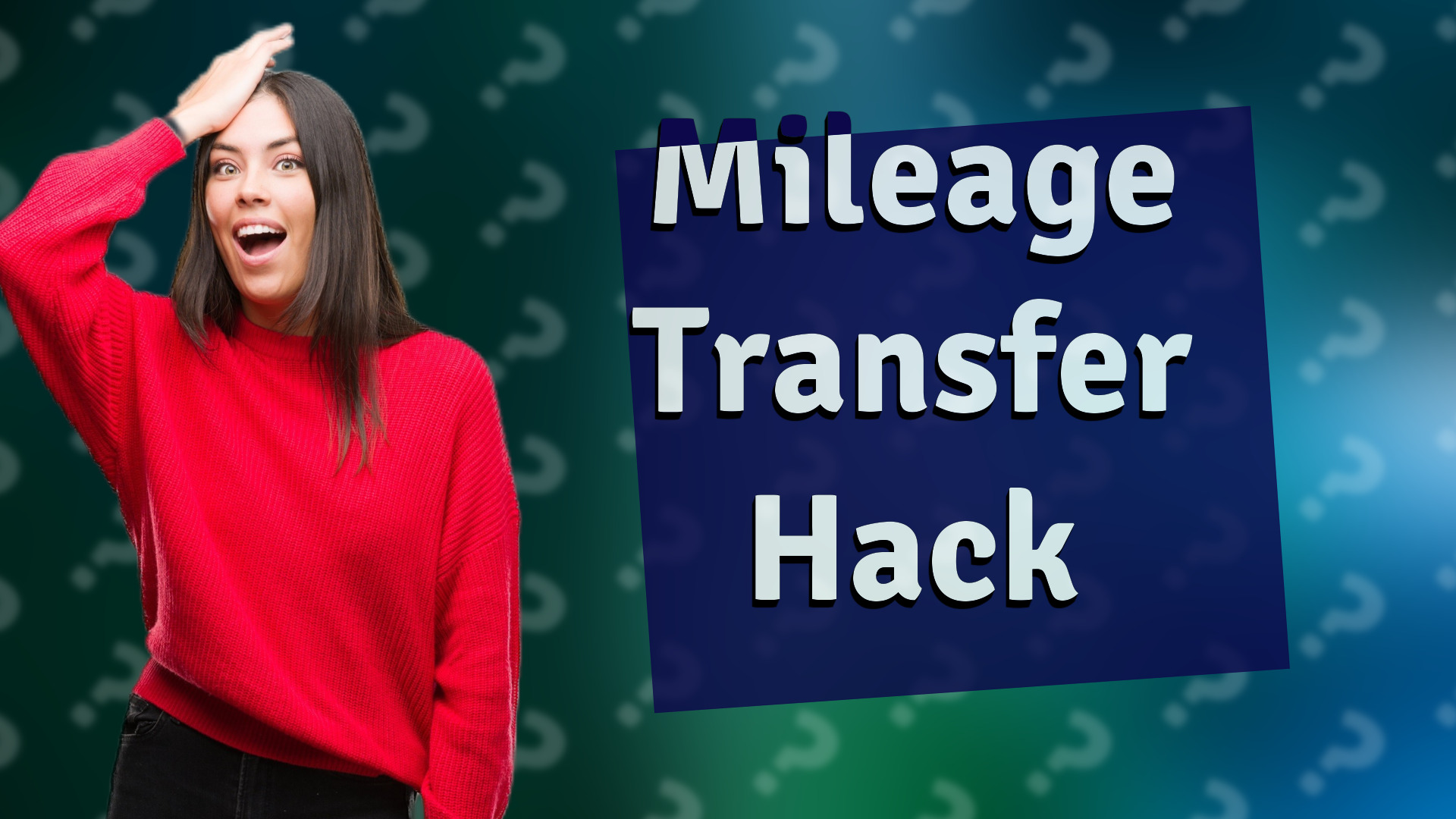 Mileage Transfer Hack