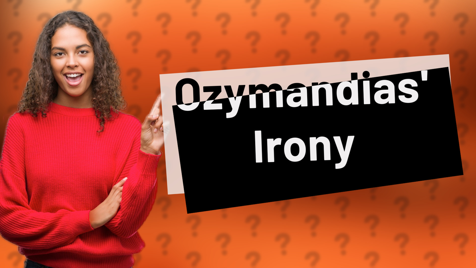 Ozymandias' Irony
