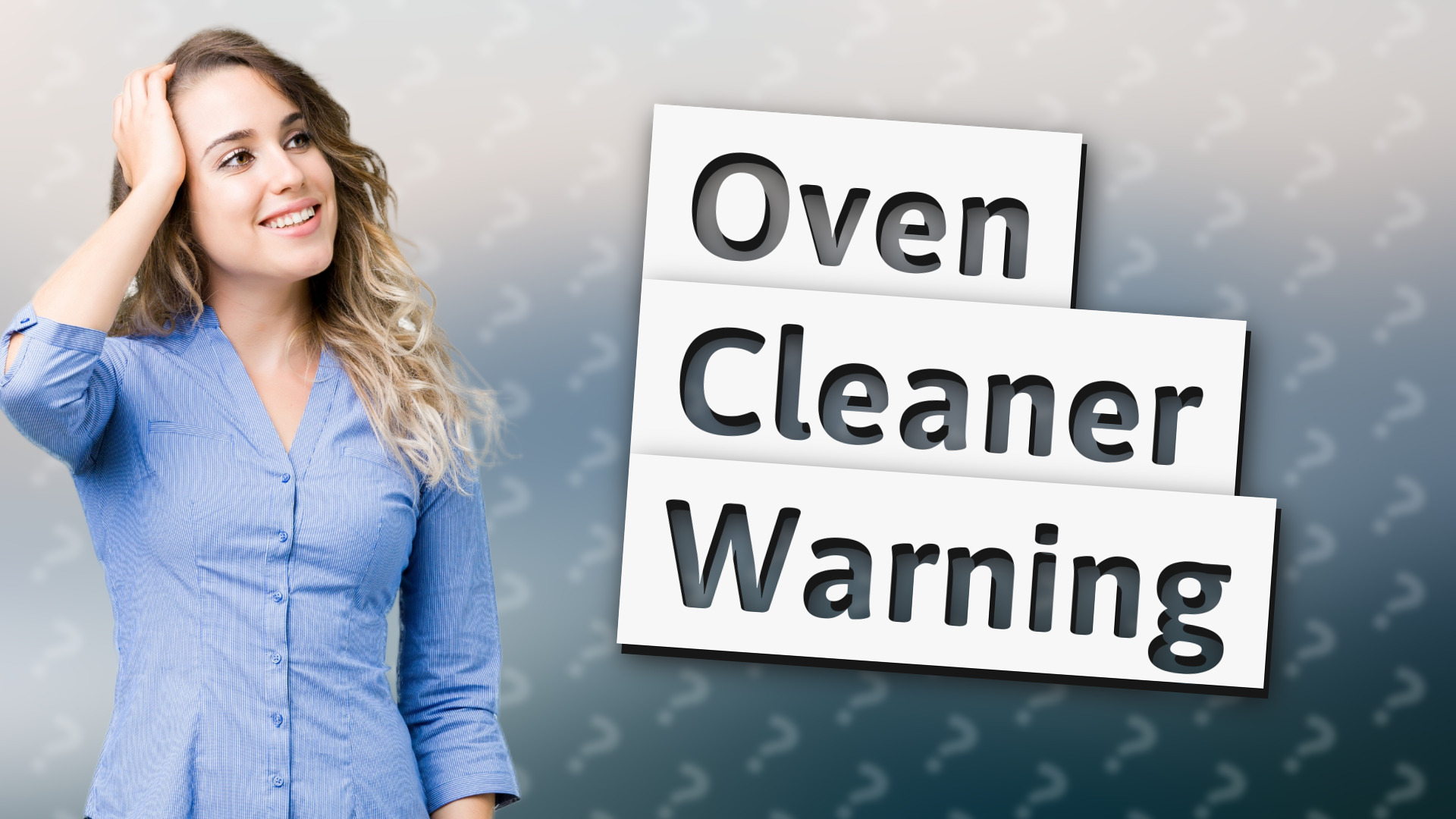 Oven Cleaner Warning