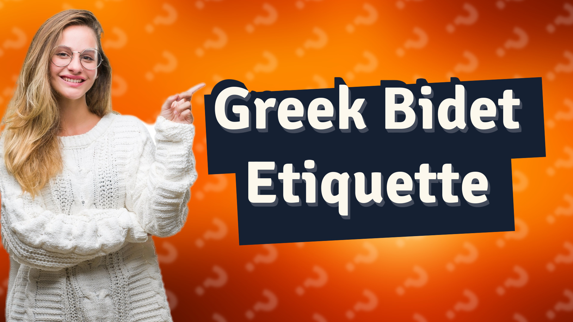 Greek Bidet Etiquette