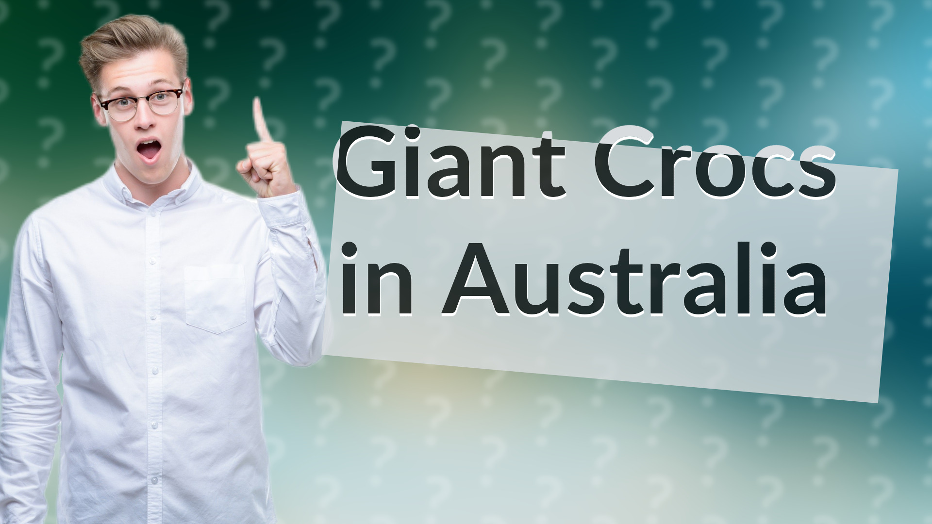 Giant Crocs in Australia