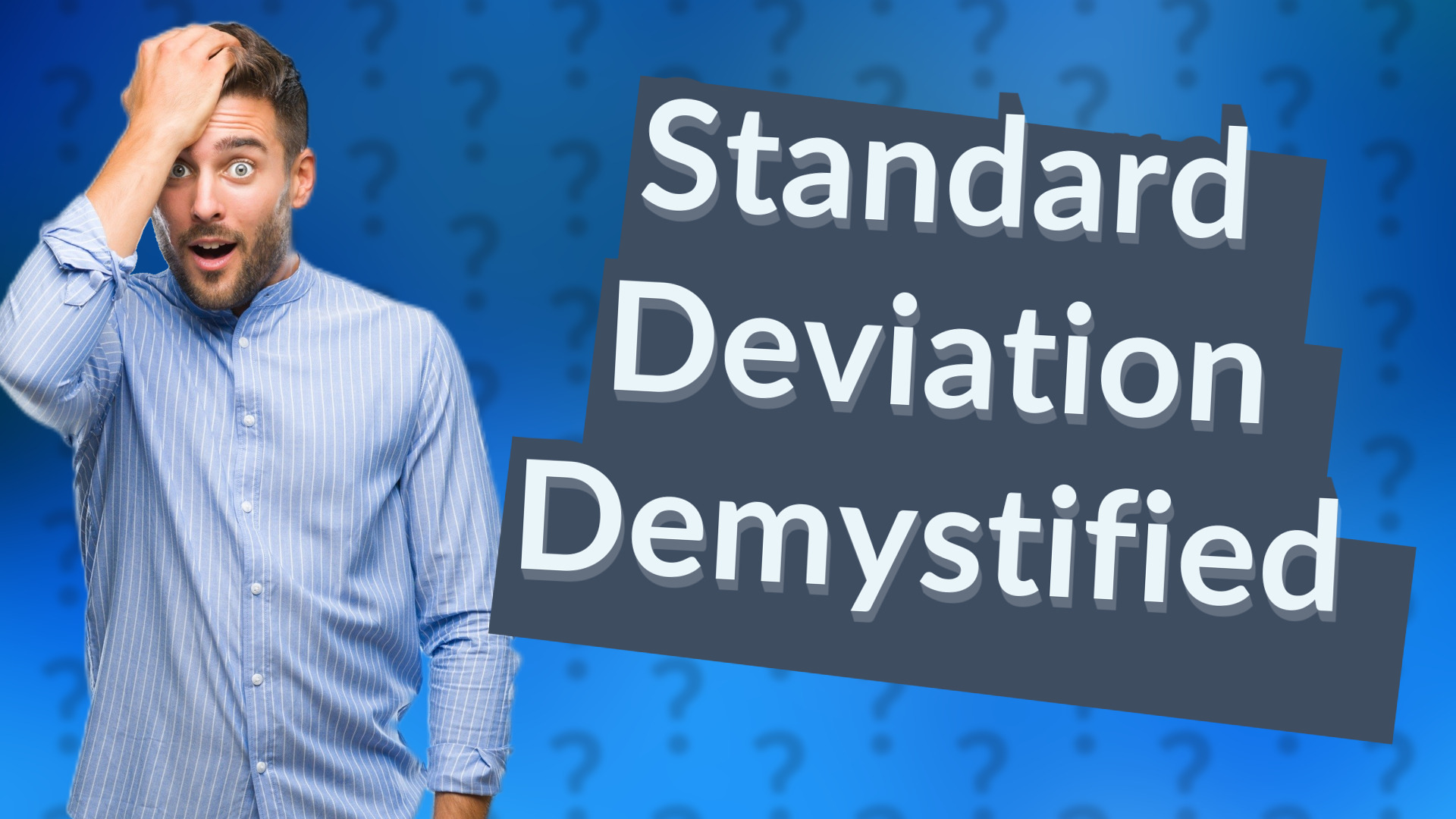 Standard Deviation Demystified