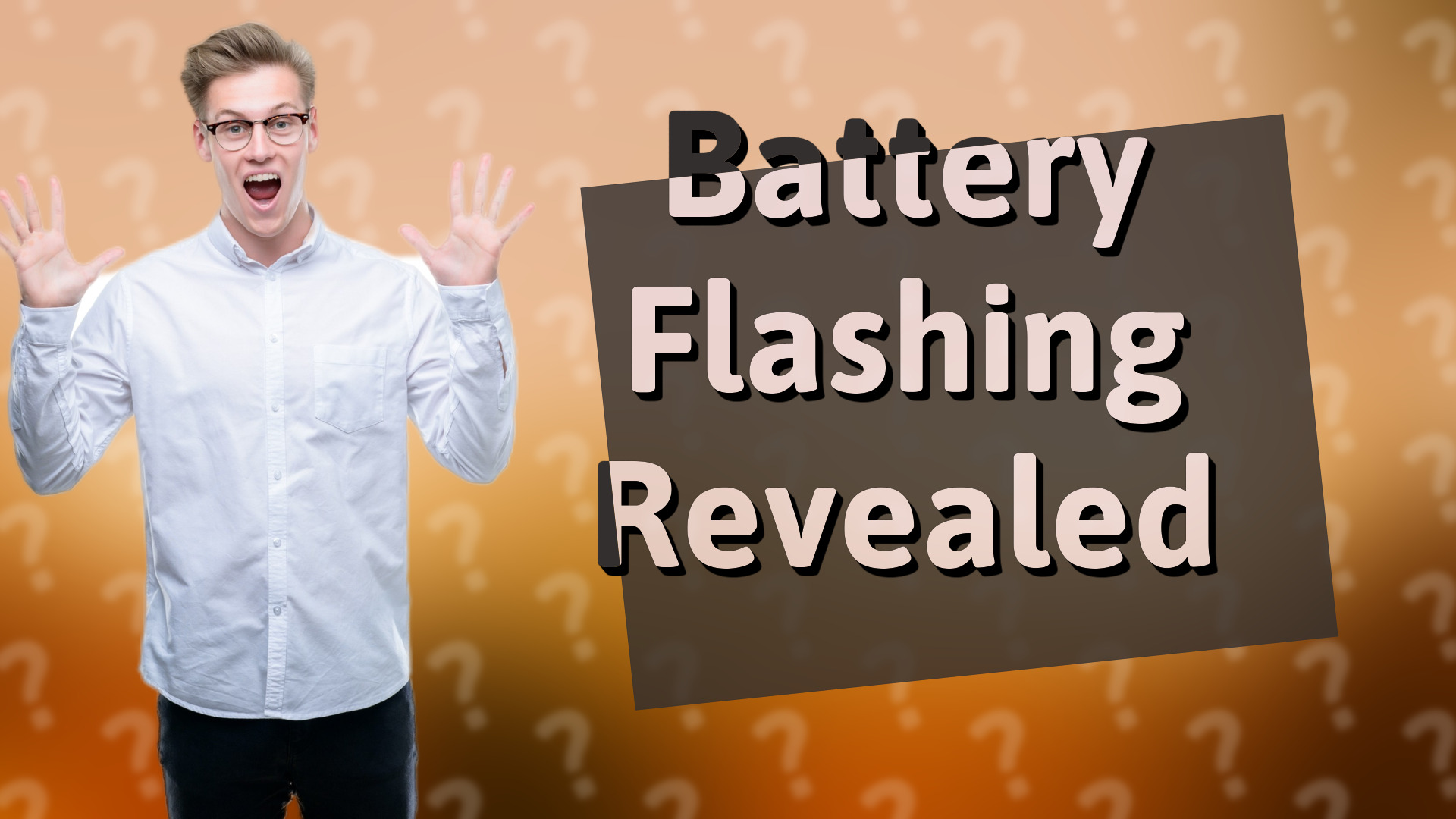 Battery Flashing Revealed