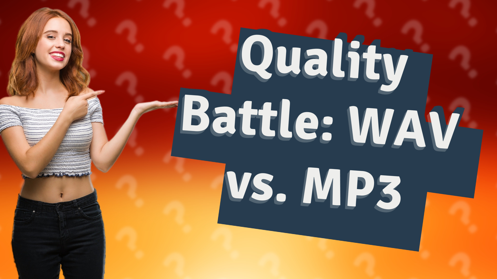 Quality Battle: WAV vs. MP3