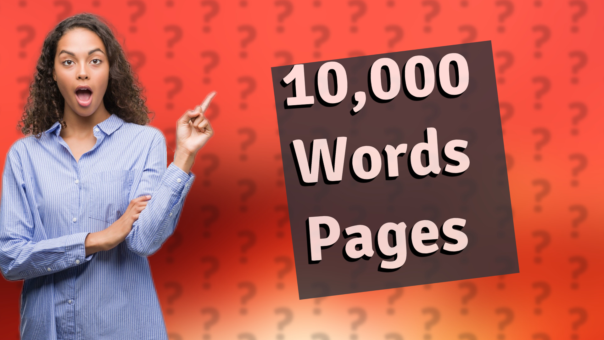 10,000 Words Pages
