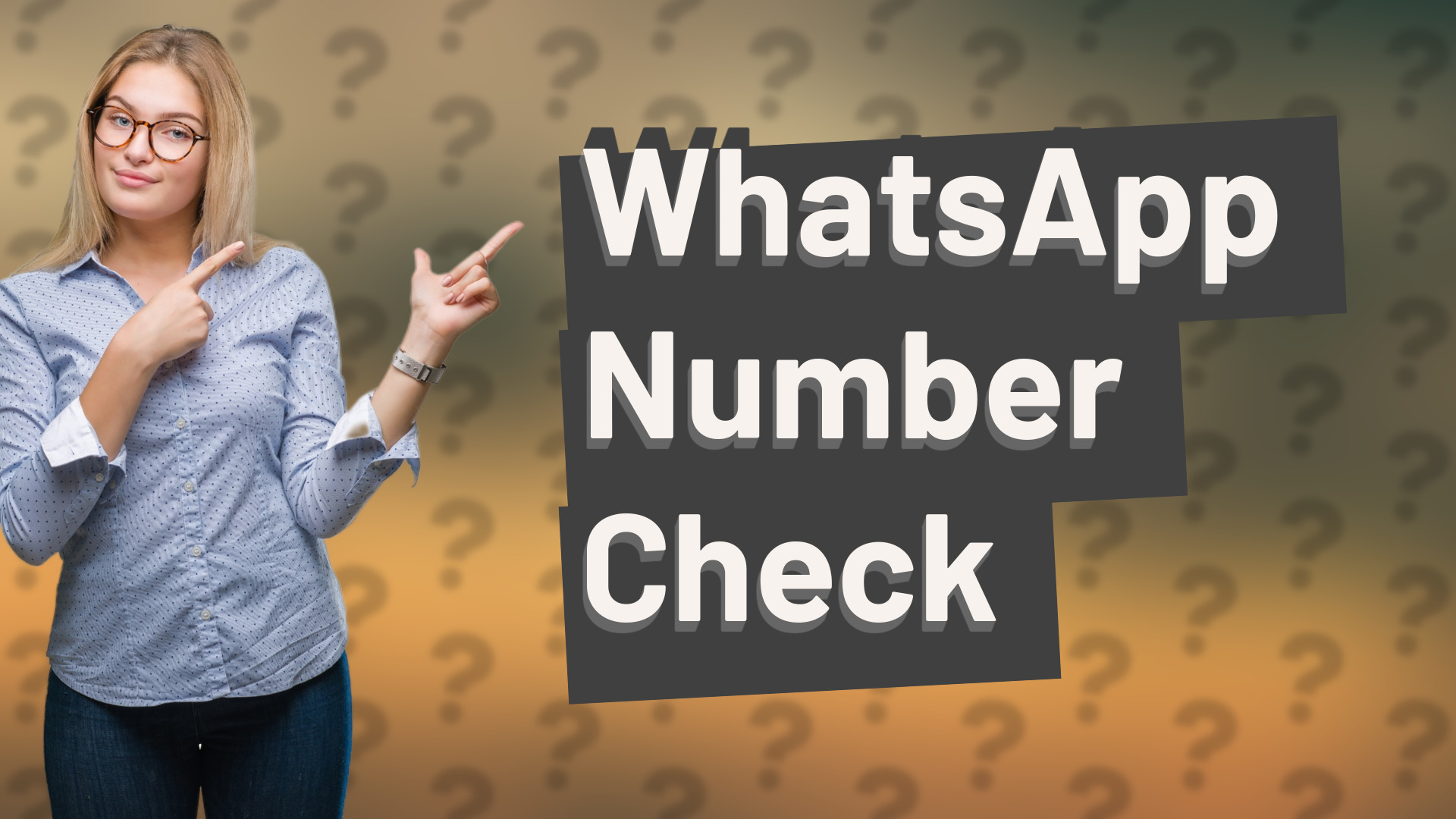 WhatsApp Number Check