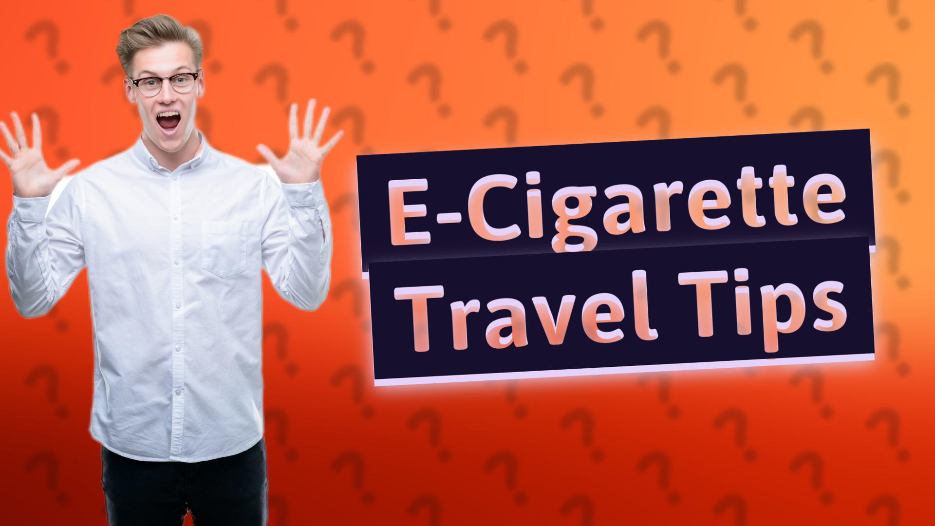 E-Cigarette Travel Tips
