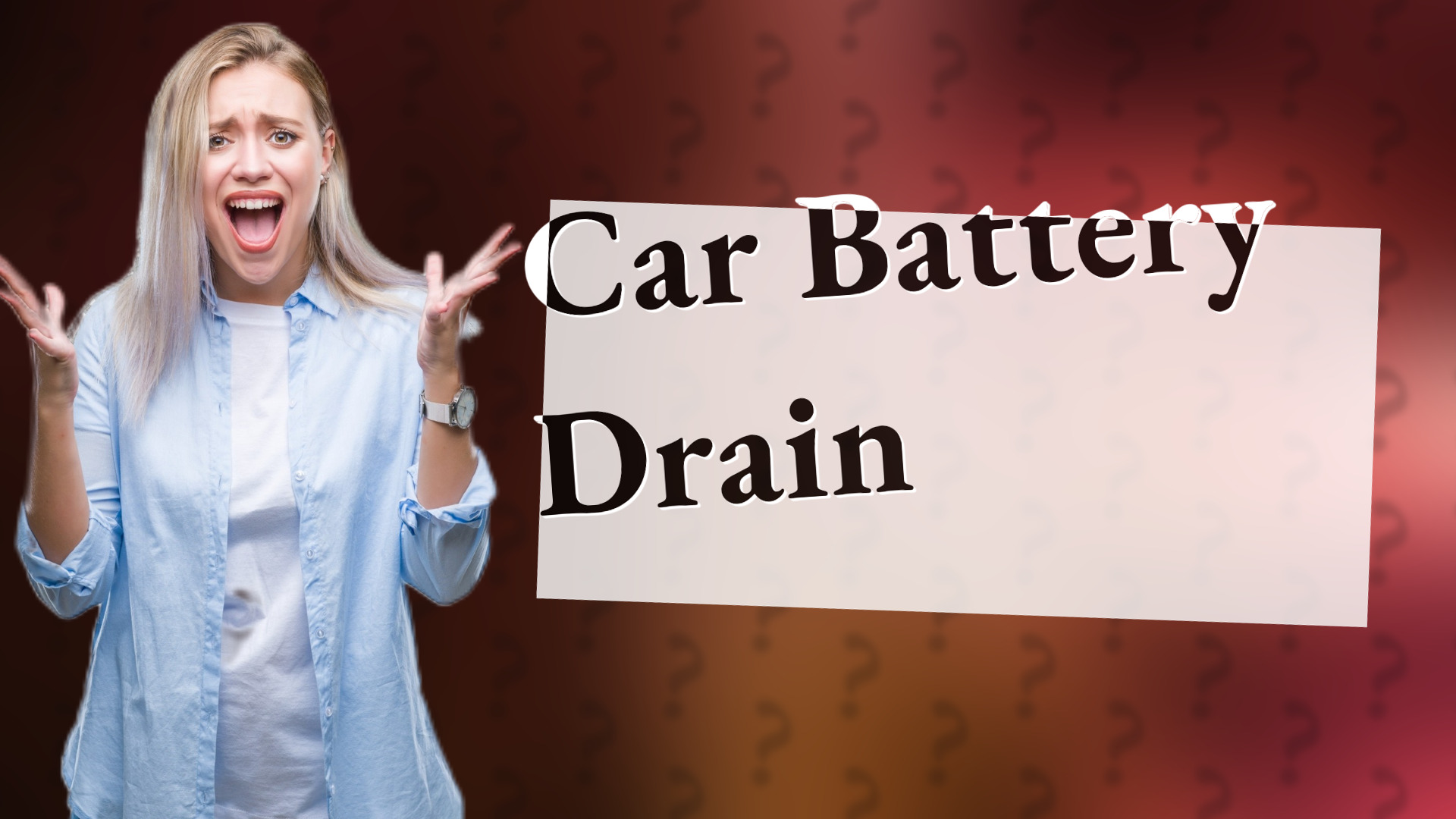 Car Battery Drain