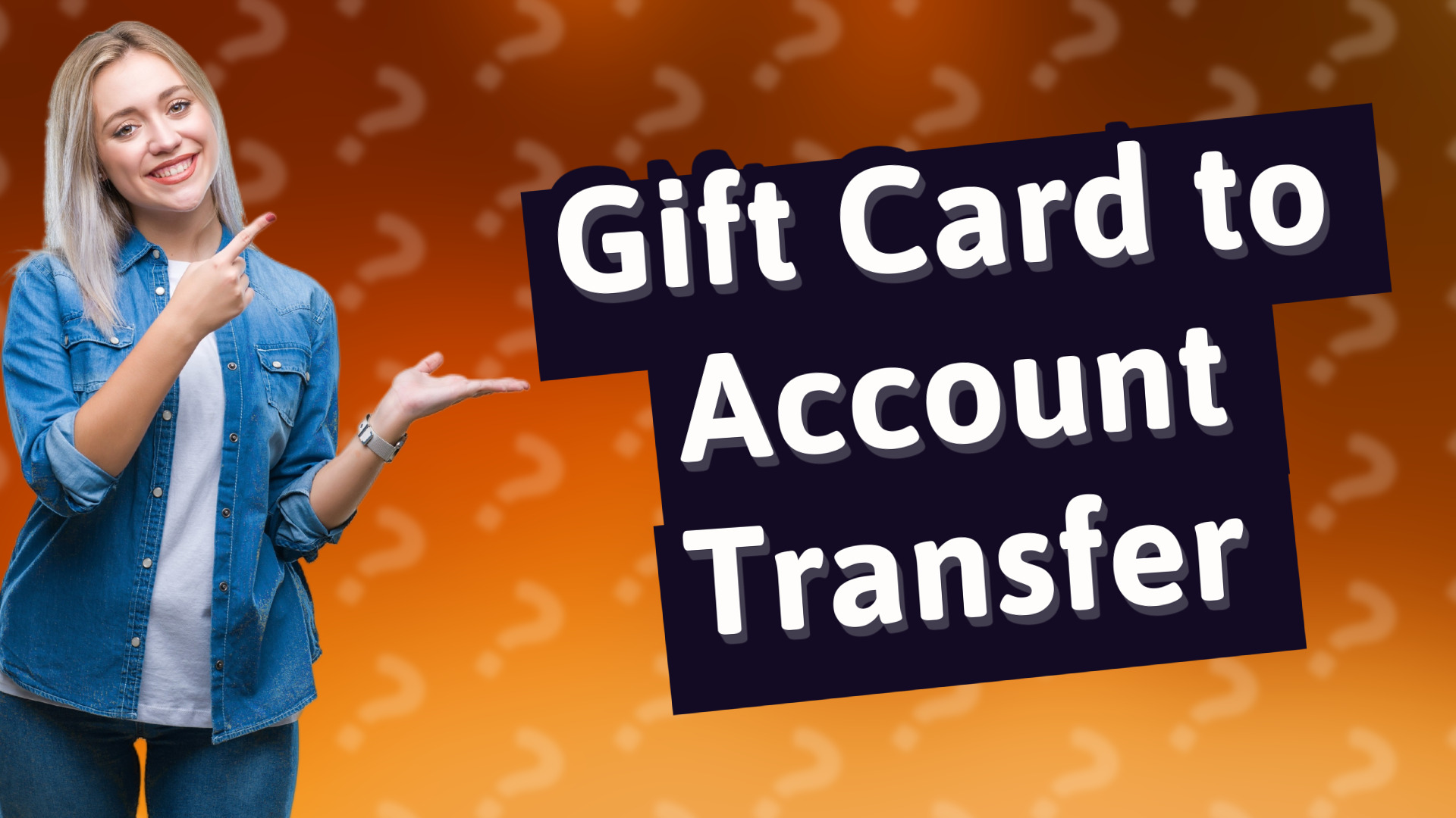 Gift Card to Account Transfer