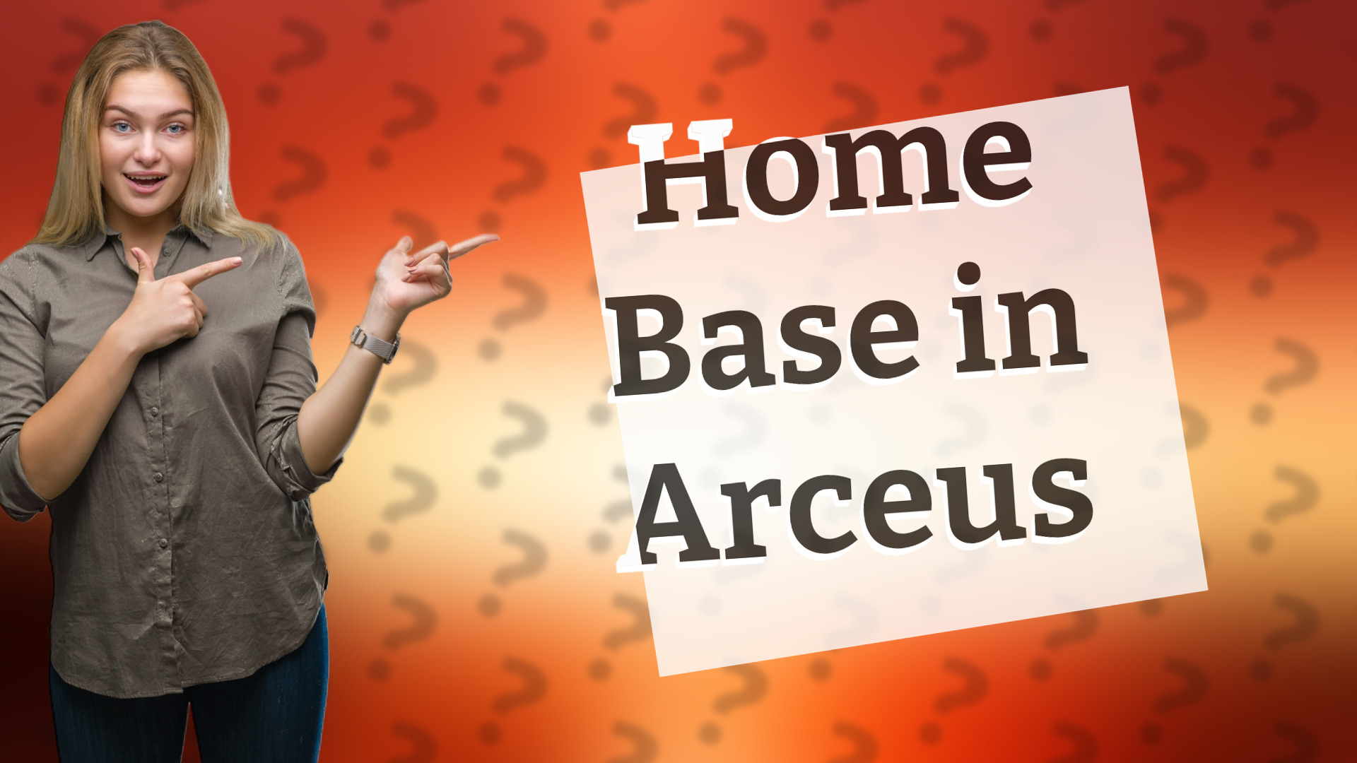 Home Base in Arceus