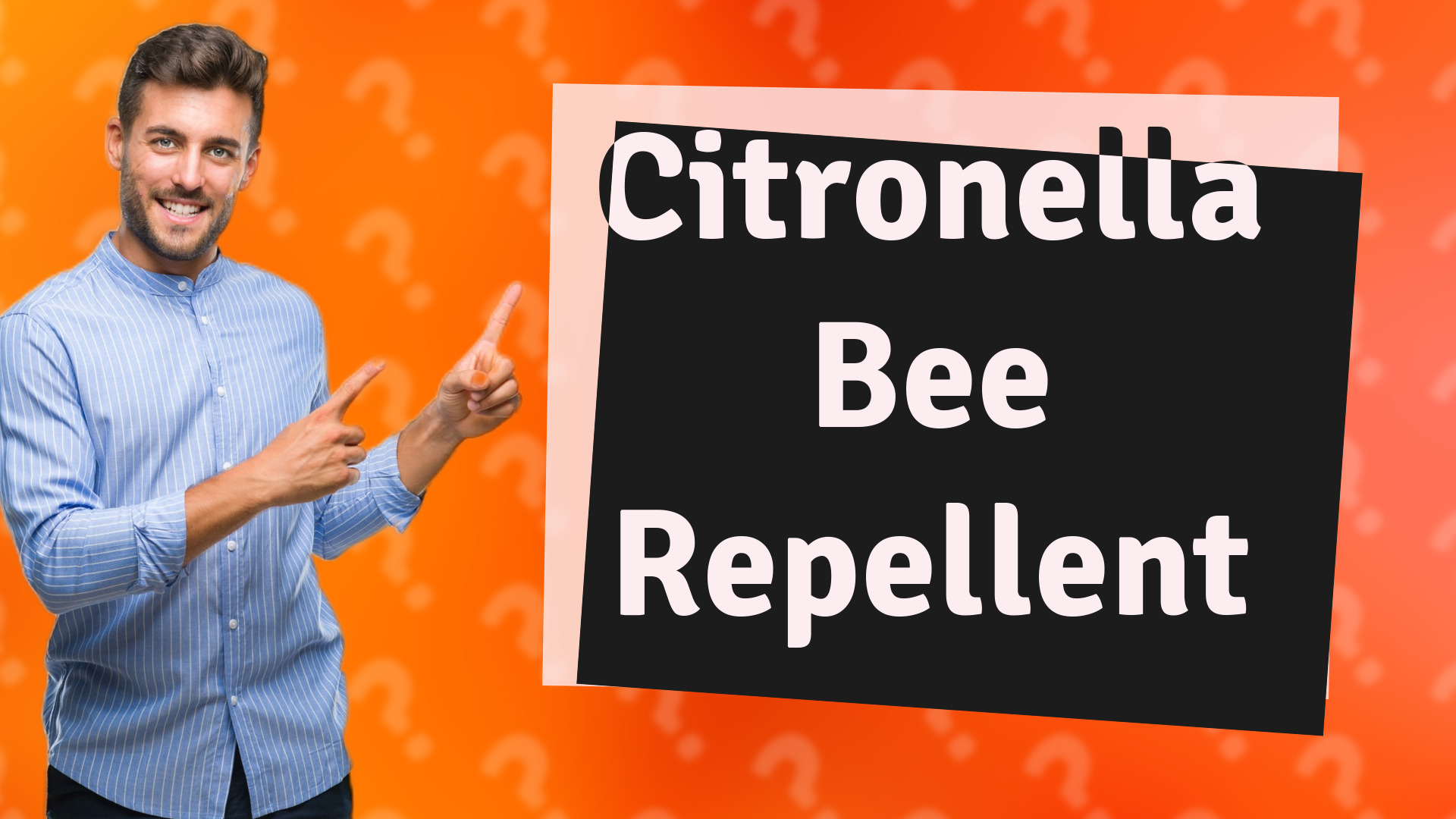 Citronella Bee Repellent