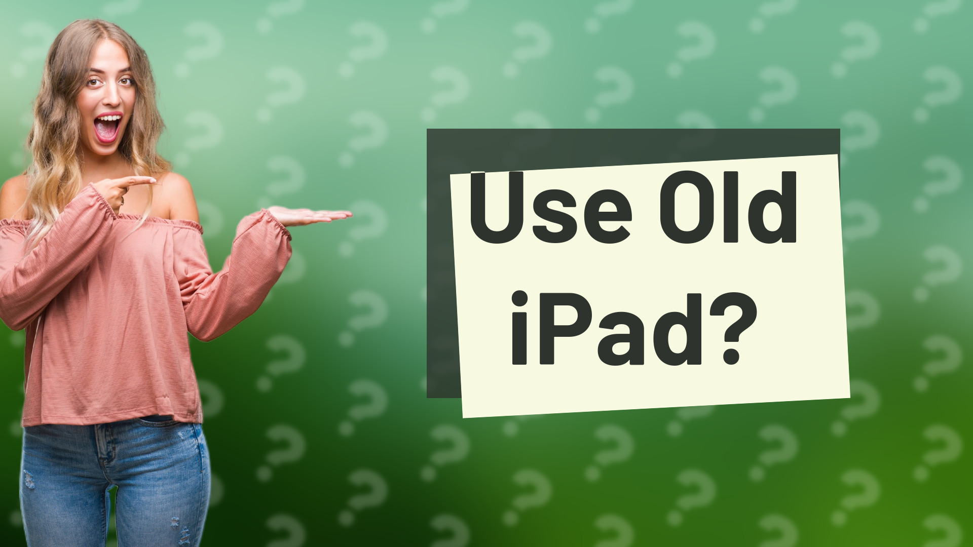 Use Old iPad?