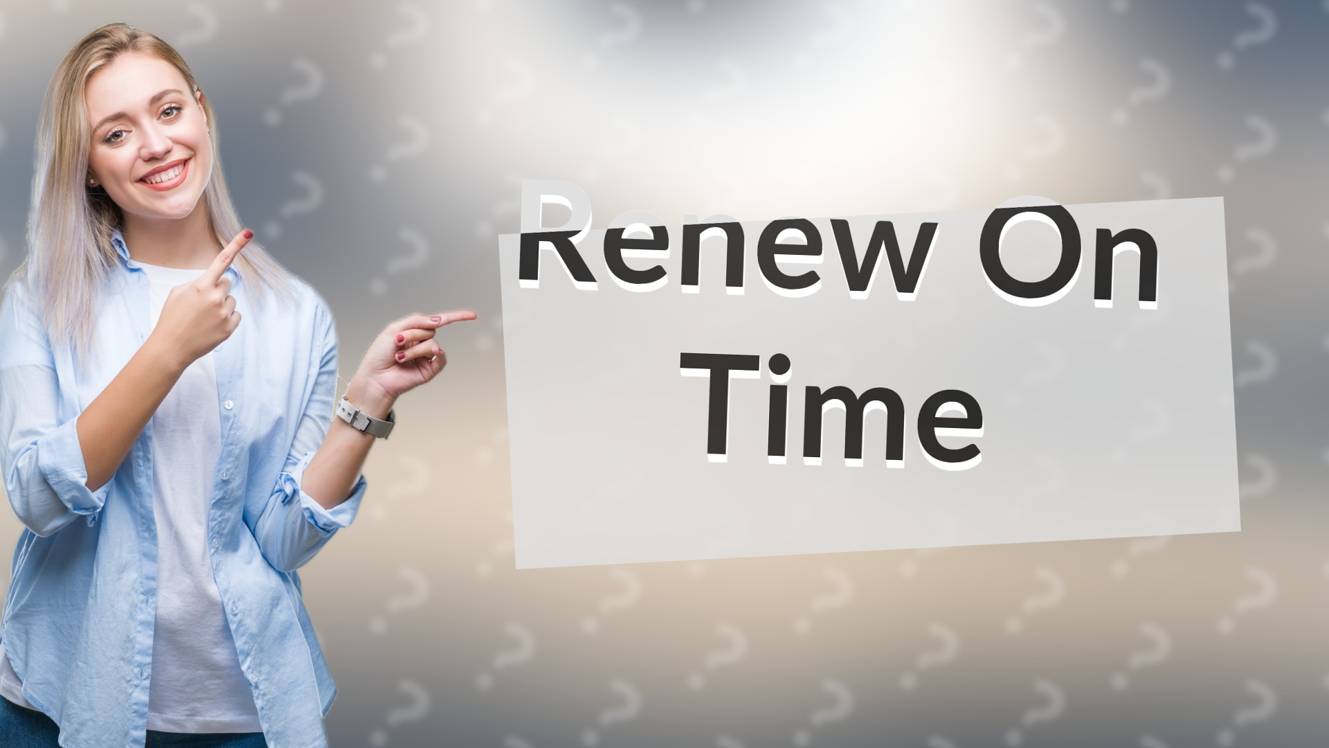 Renew On Time