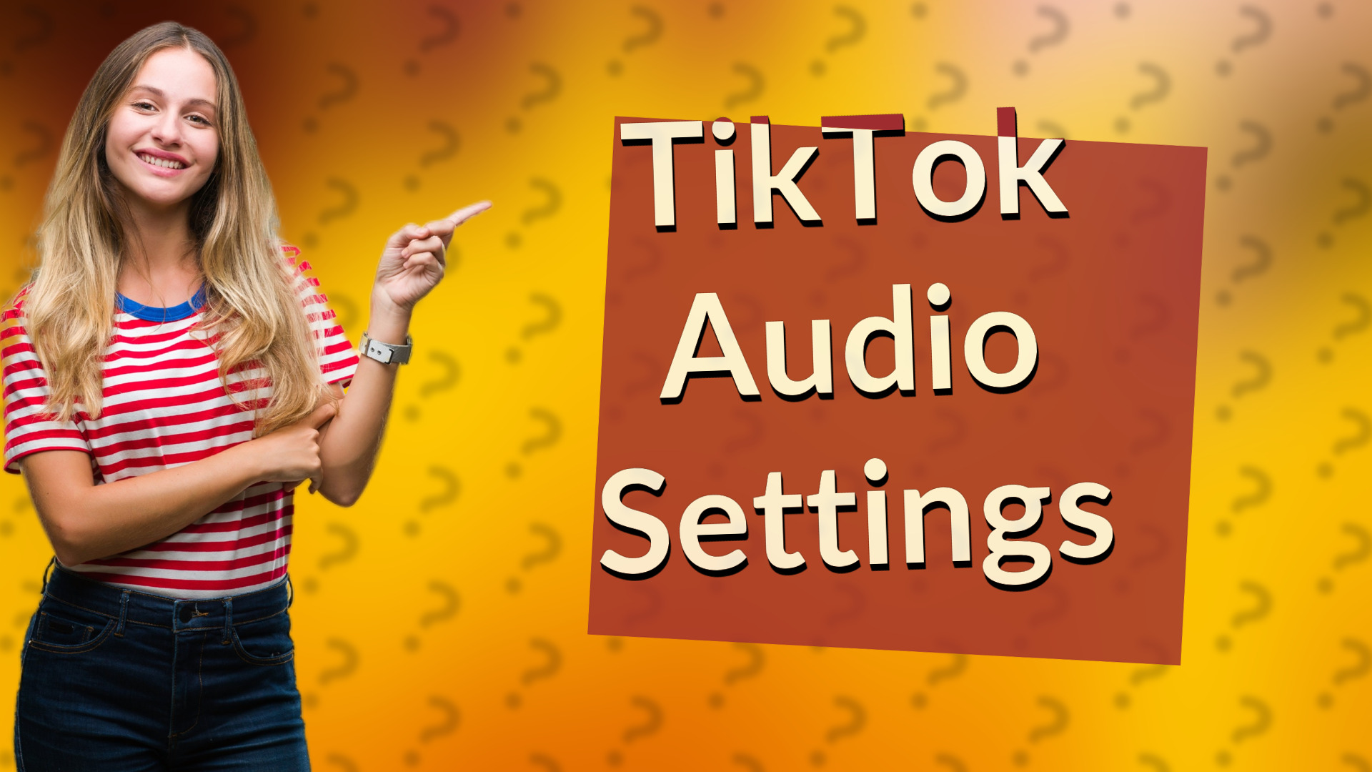 TikTok Audio Settings