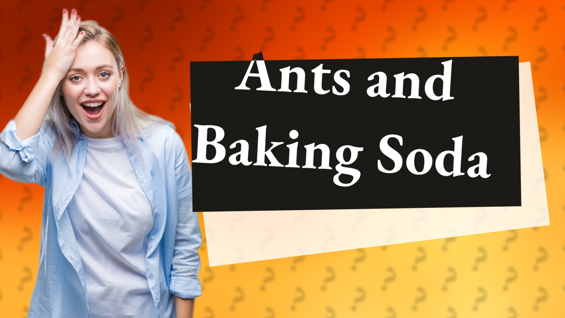 Ants and Baking Soda