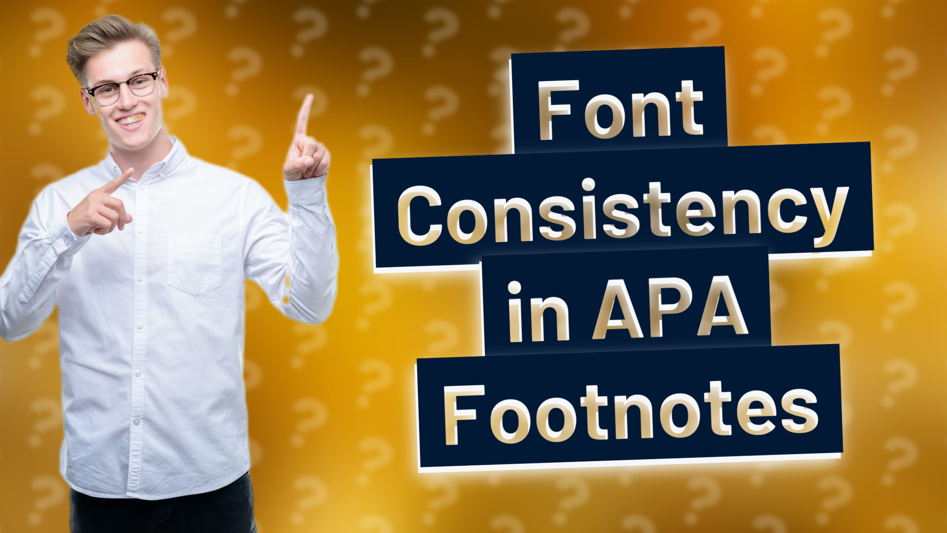 Font Consistency in APA Footnotes