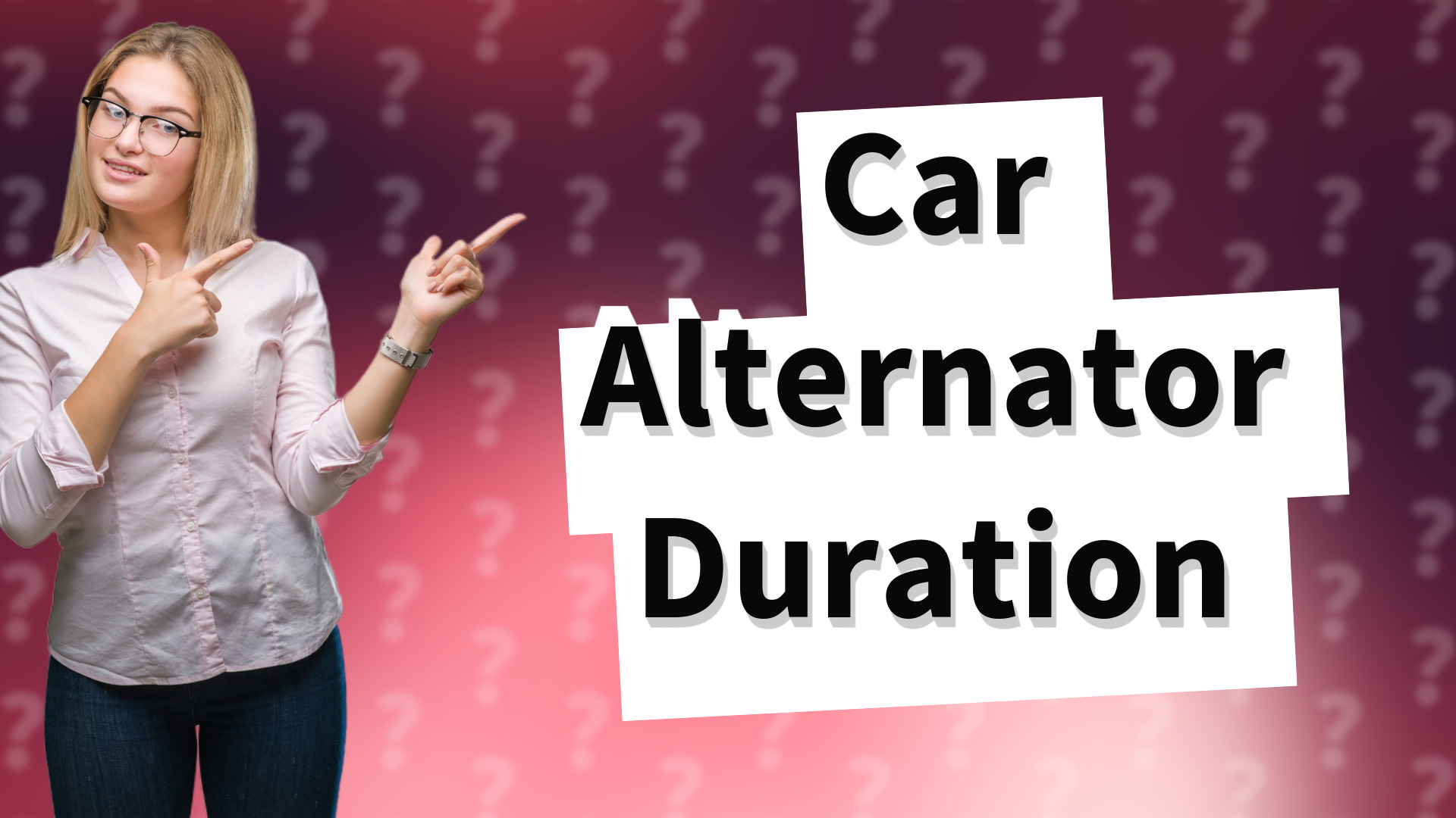 Car Alternator Duration