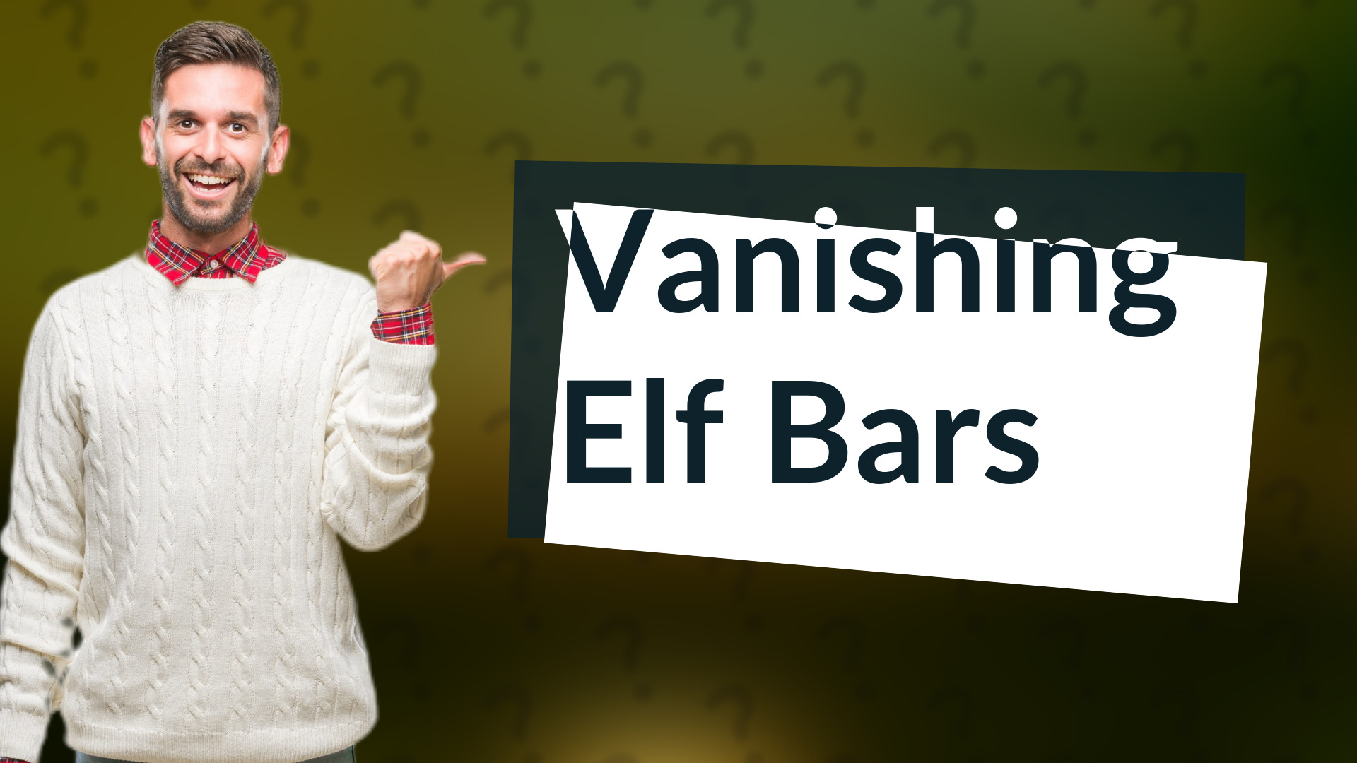 Vanishing Elf Bars