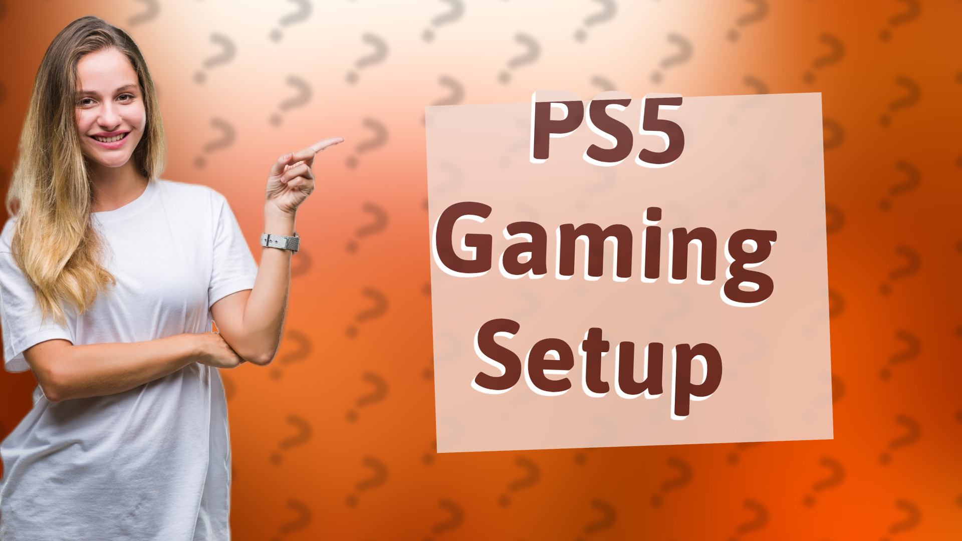 PS5 Gaming Setup