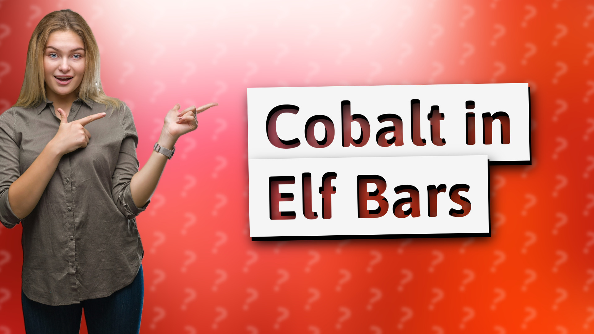 Cobalt in Elf Bars