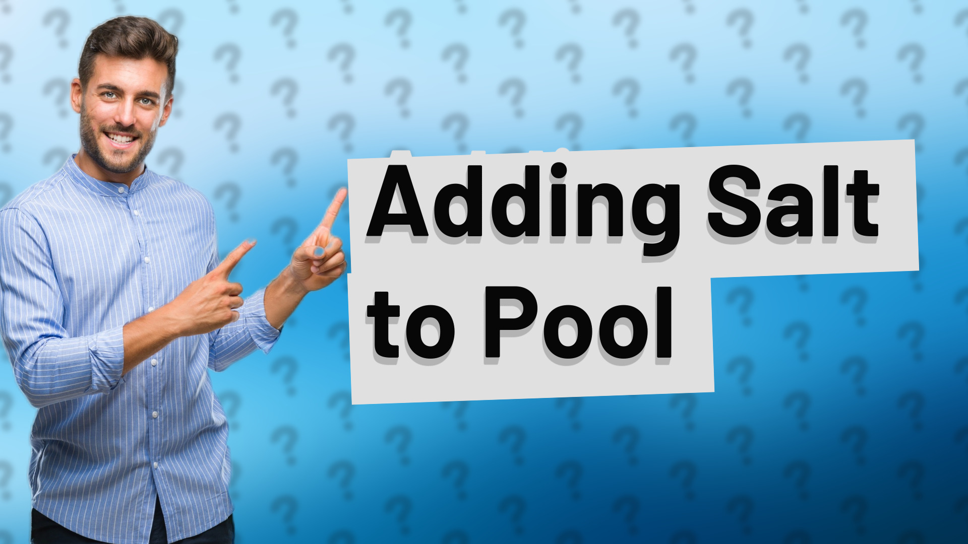 Adding Salt to Pool