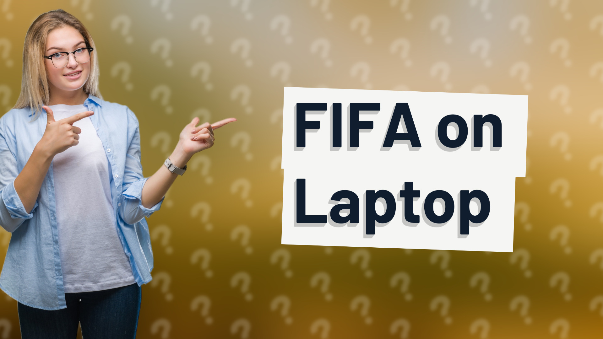 FIFA on Laptop