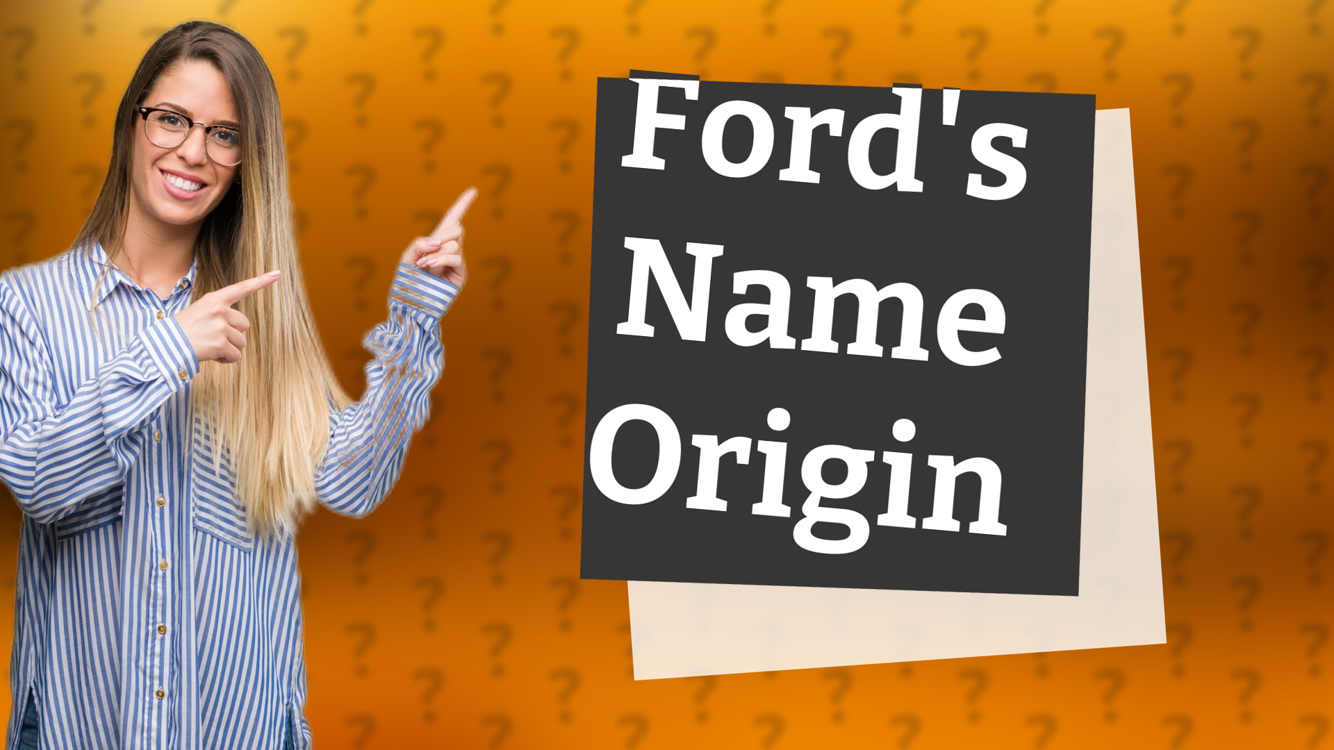 Ford's Name Origin
