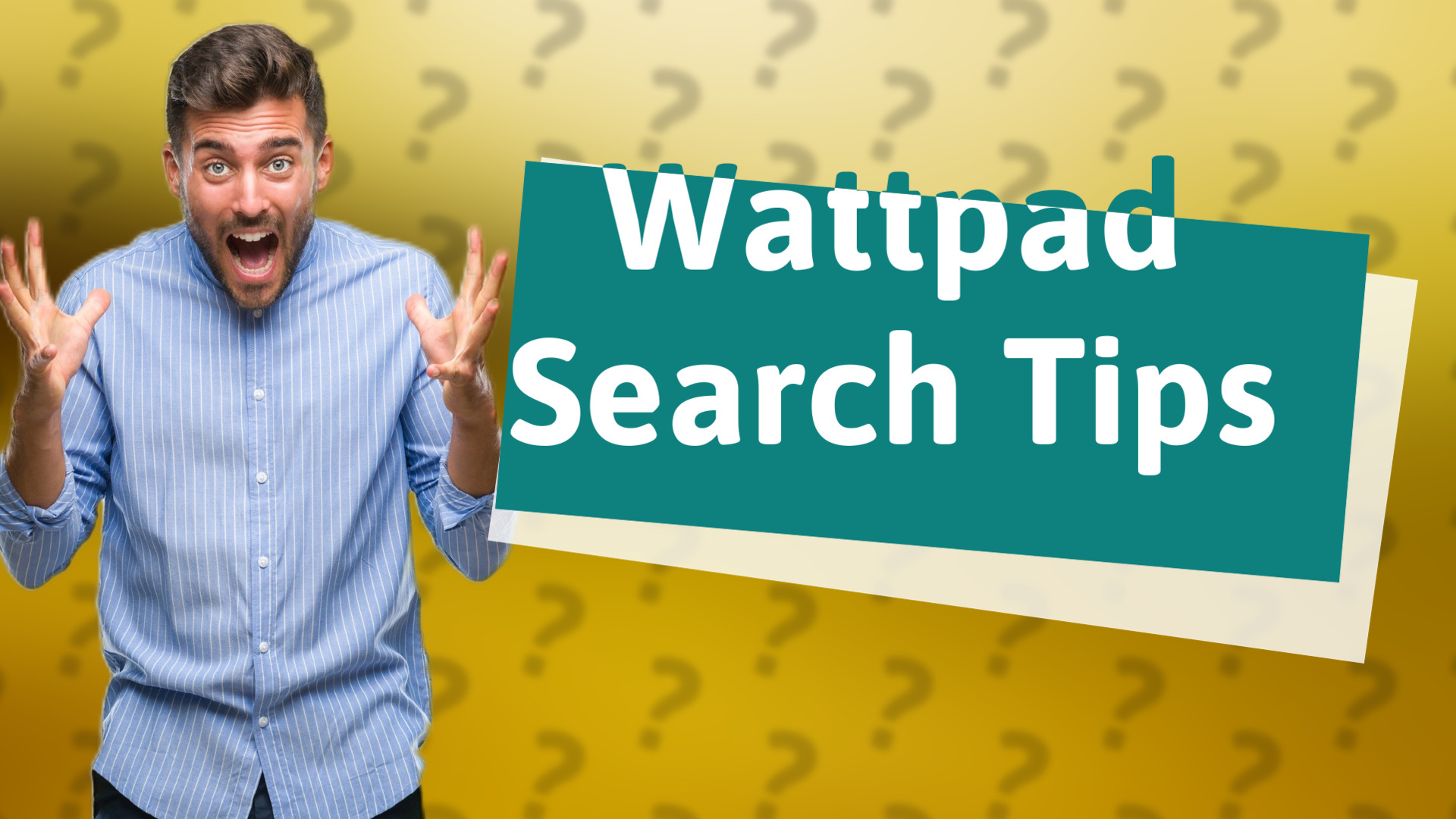 Wattpad Search Tips