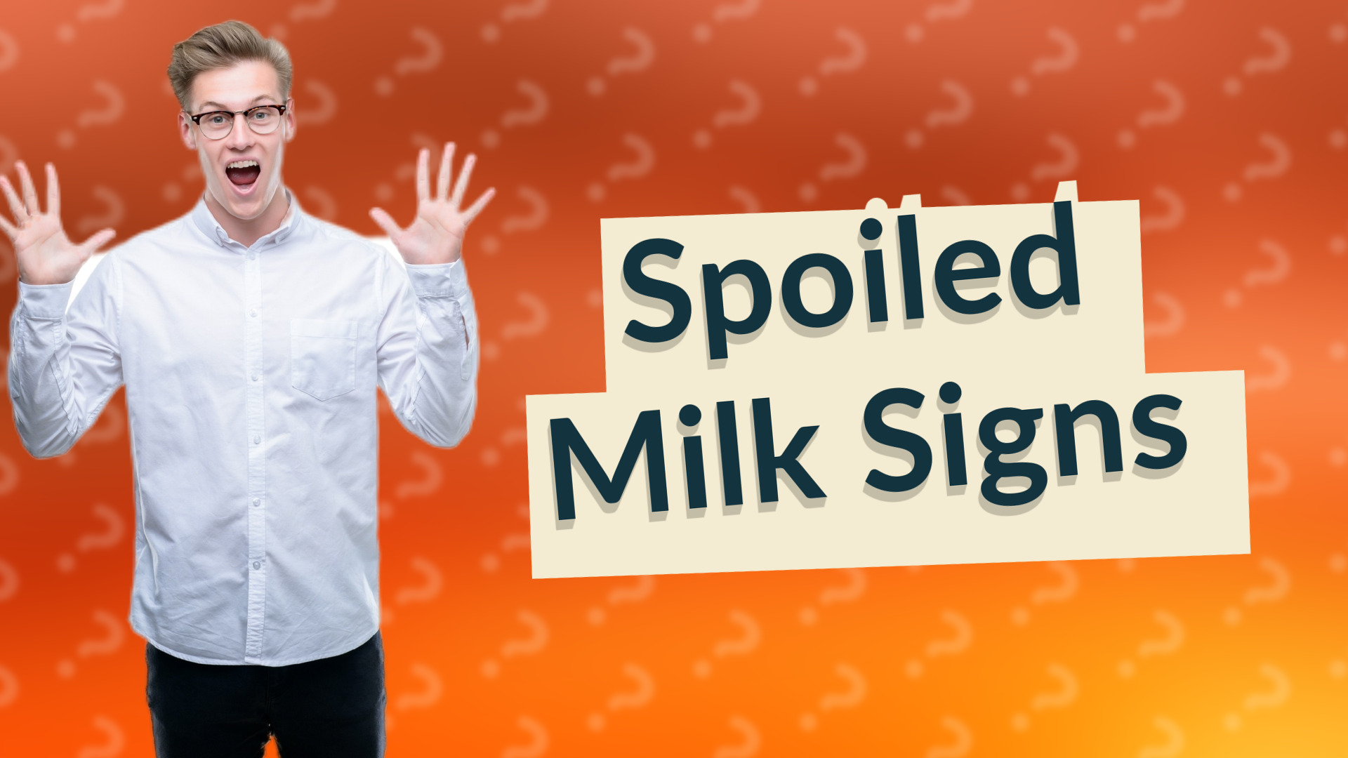 Spoiled Milk Signs