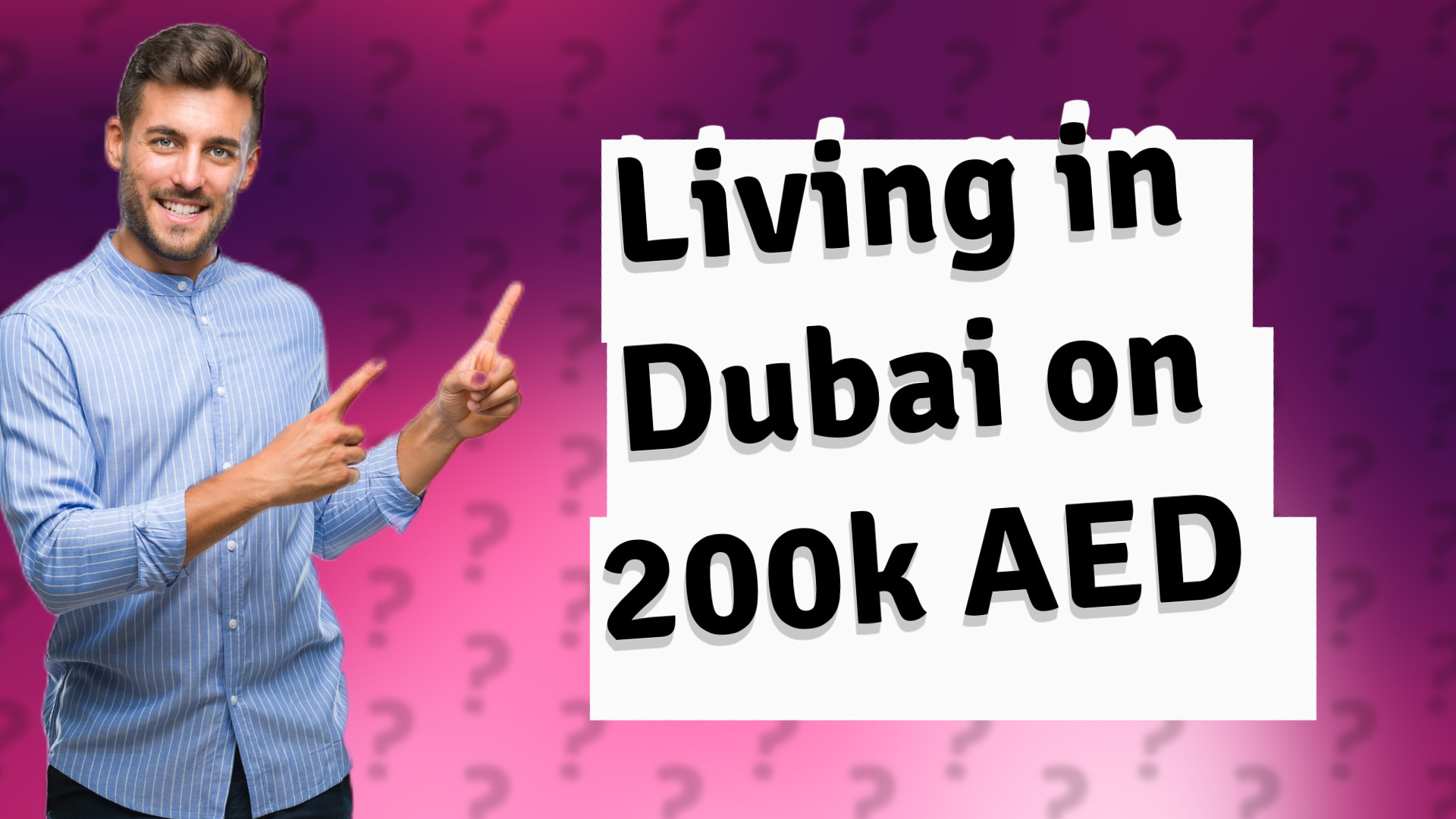 Living in Dubai on 200k AED