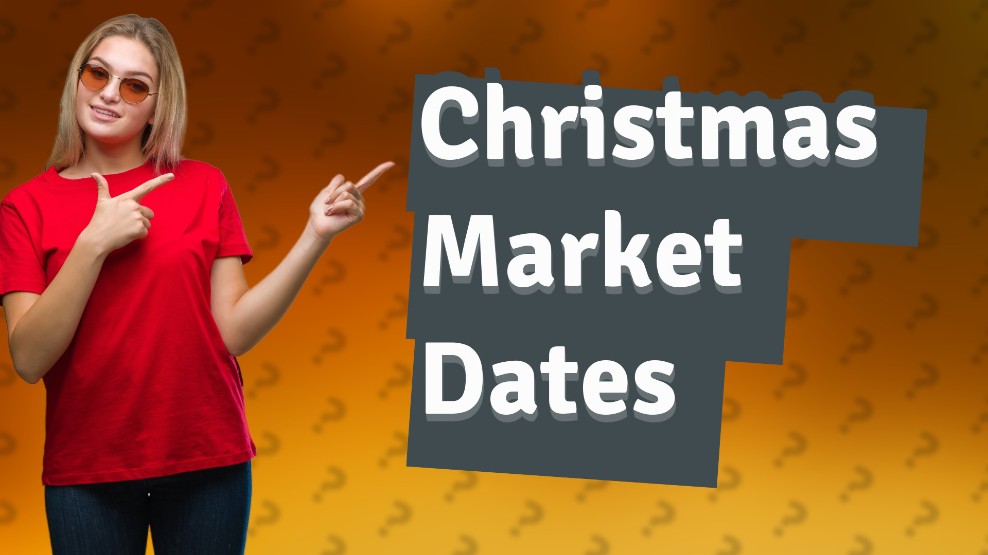 Christmas Market Dates
