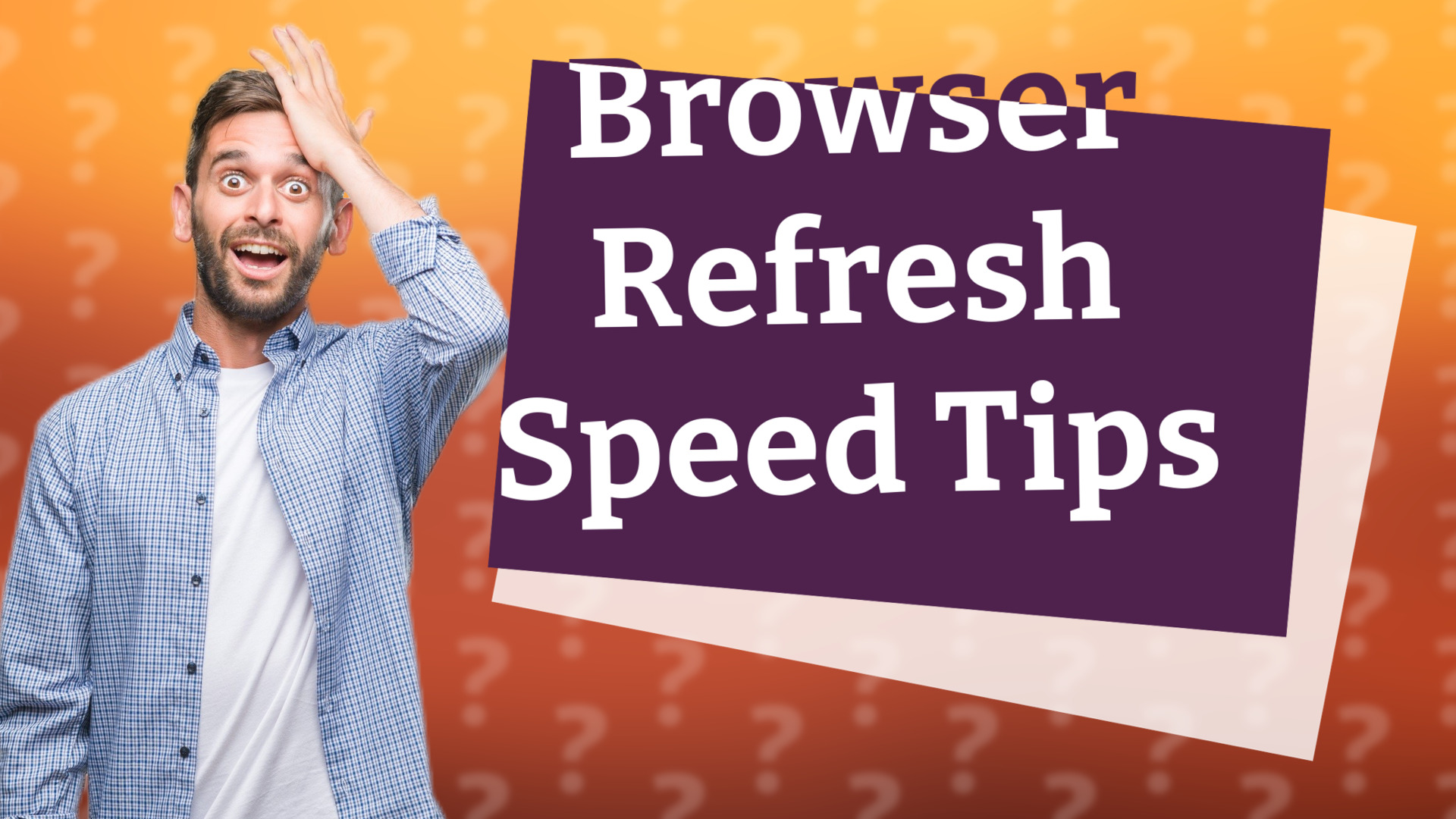 Browser Refresh Speed Tips