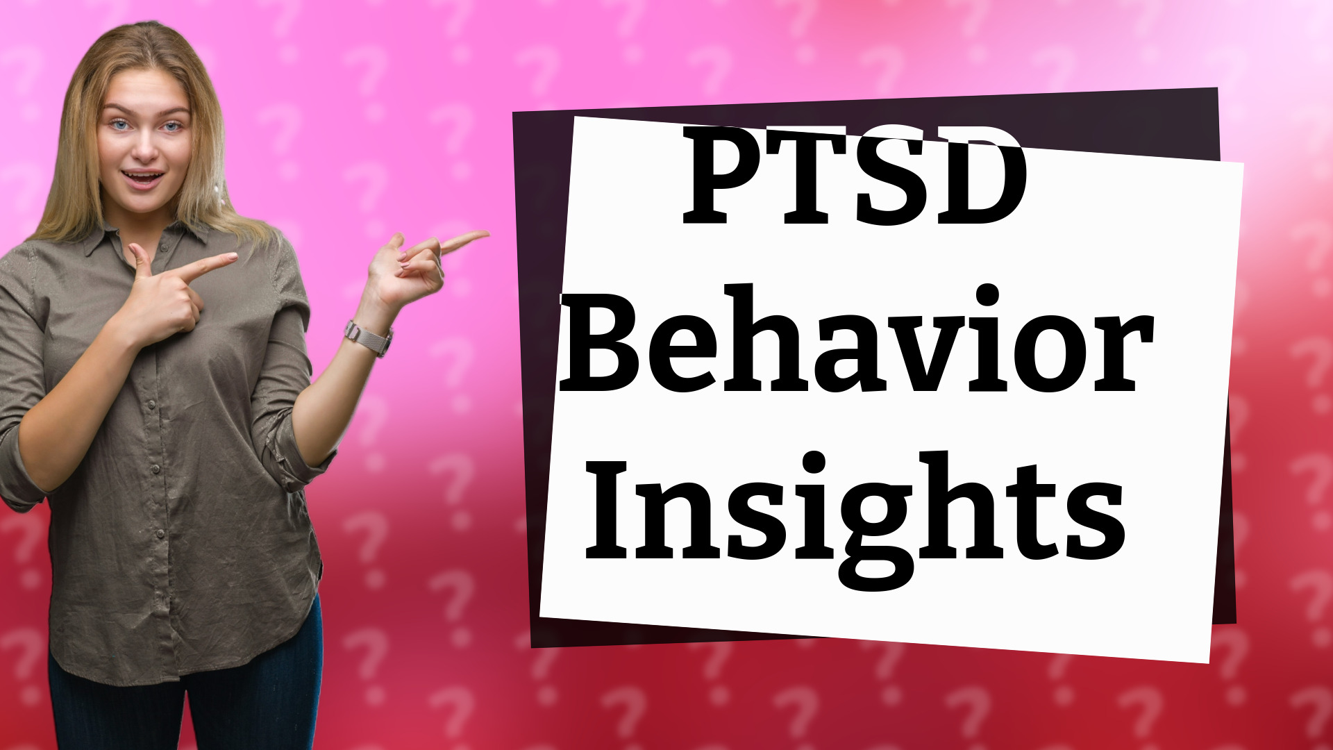 PTSD Behavior Insights