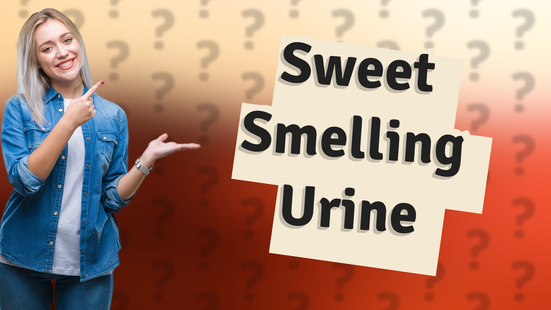 Sweet Smelling Urine
