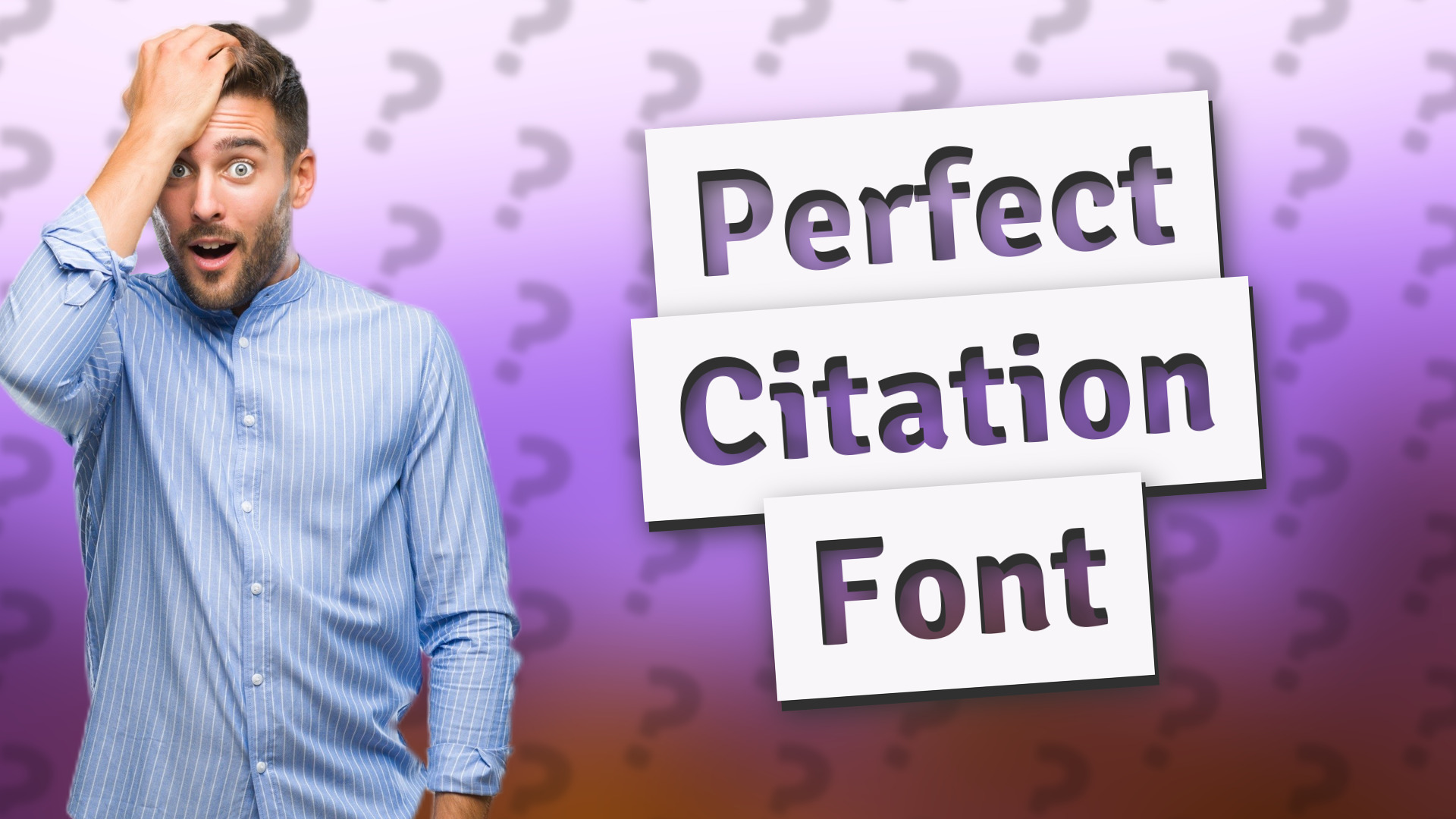 Perfect Citation Font